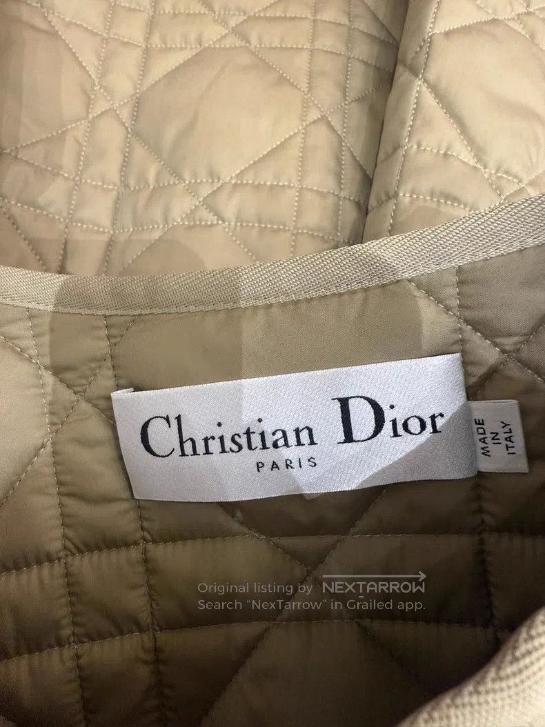 Dior Dior Cotton jacket with rattan plaid tie Size XS / US 0-2 / IT 36-38 - 4 Thumbnail