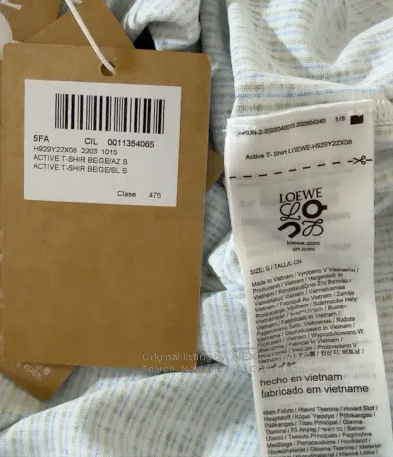 Loewe Loewe On Running Collaboration T-Shirt Size US S / EU 44-46 / 1 - 5 Thumbnail