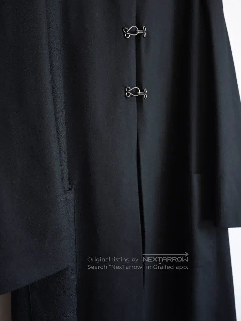 Yohji Yamamoto Yohji Yamamoto Iron Buckle Collarless Long Coat Size US S / EU 44-46 / 1 - 6 Thumbnail