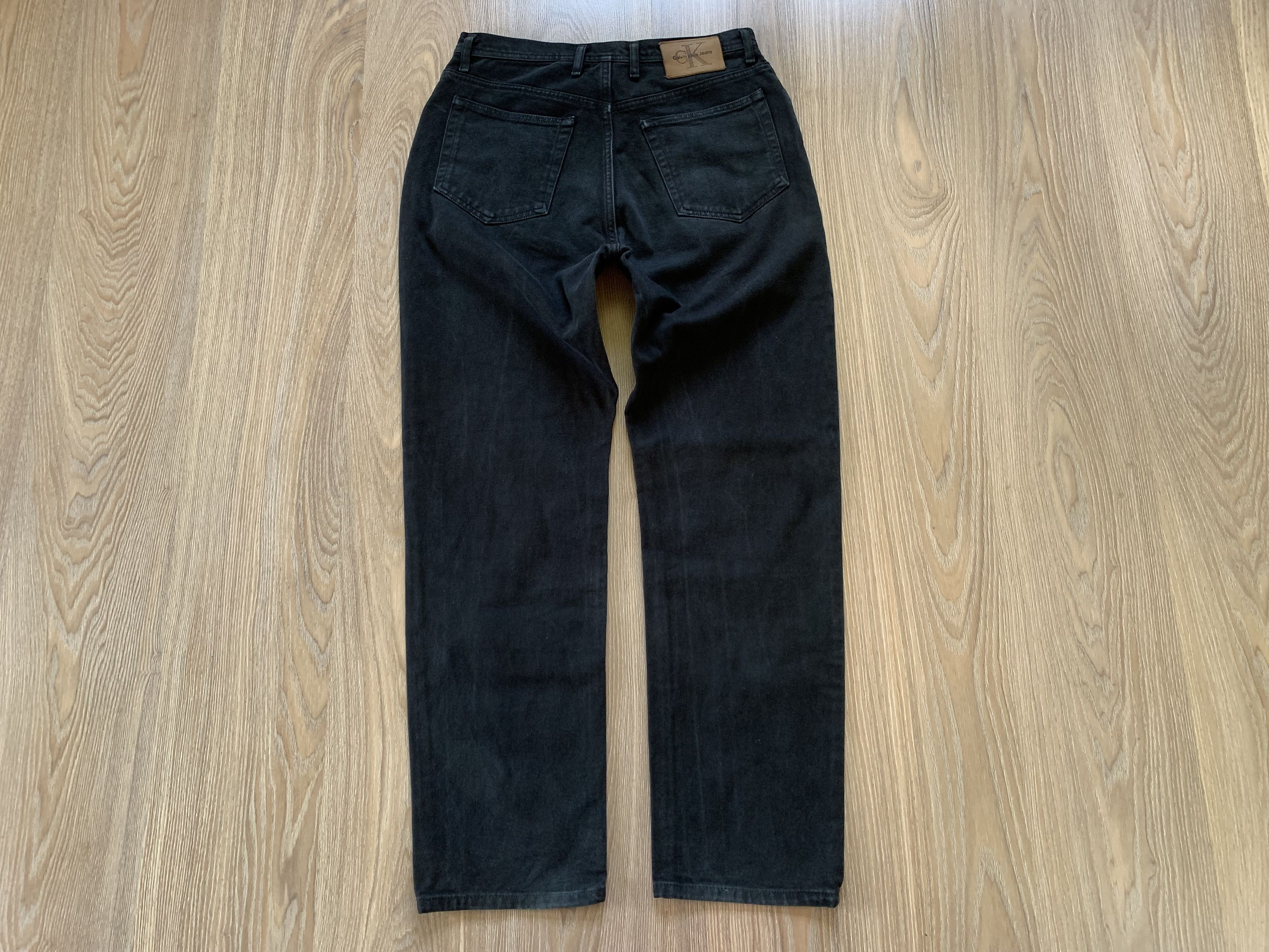 Calvin Klein × Denime Vintage Calvin Klein Black Denim Jeans Size US 32 / EU 48 - 3 Thumbnail