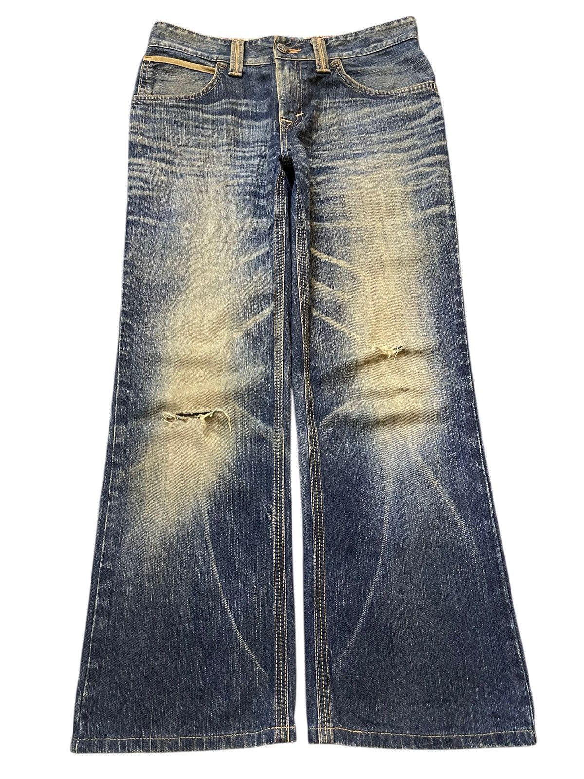 Edwin Edwin XV Exclusive Vintage Mud Wash Clawmark Wide Leg Jeans Size US 32 / EU 48 - 1 Thumbnail