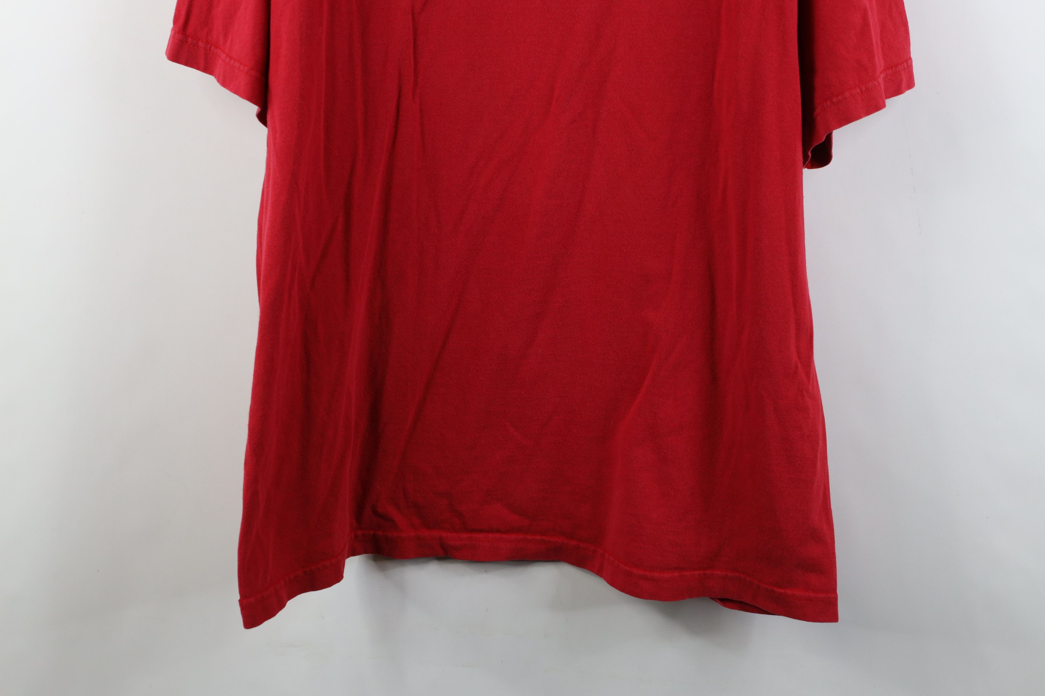 Nike Vintage Y2K Nike Scott Big Swoosh Spell Out T-Shirt Red Size US XL / EU 56 / 4 - 13 Thumbnail