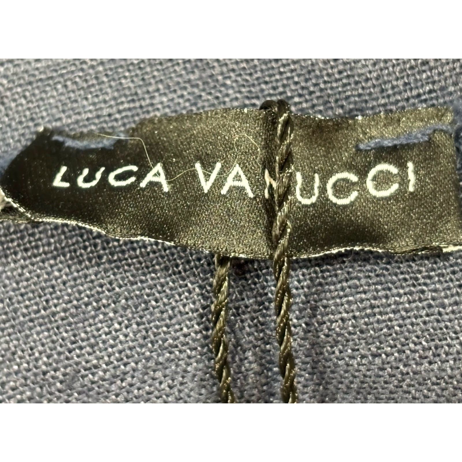 Vintage Luca Vanucci Dress Womens S Blue 100% Linen Lagenlook Pockets Oversized Italy Size S / US 4 / IT 40 - 6 Thumbnail