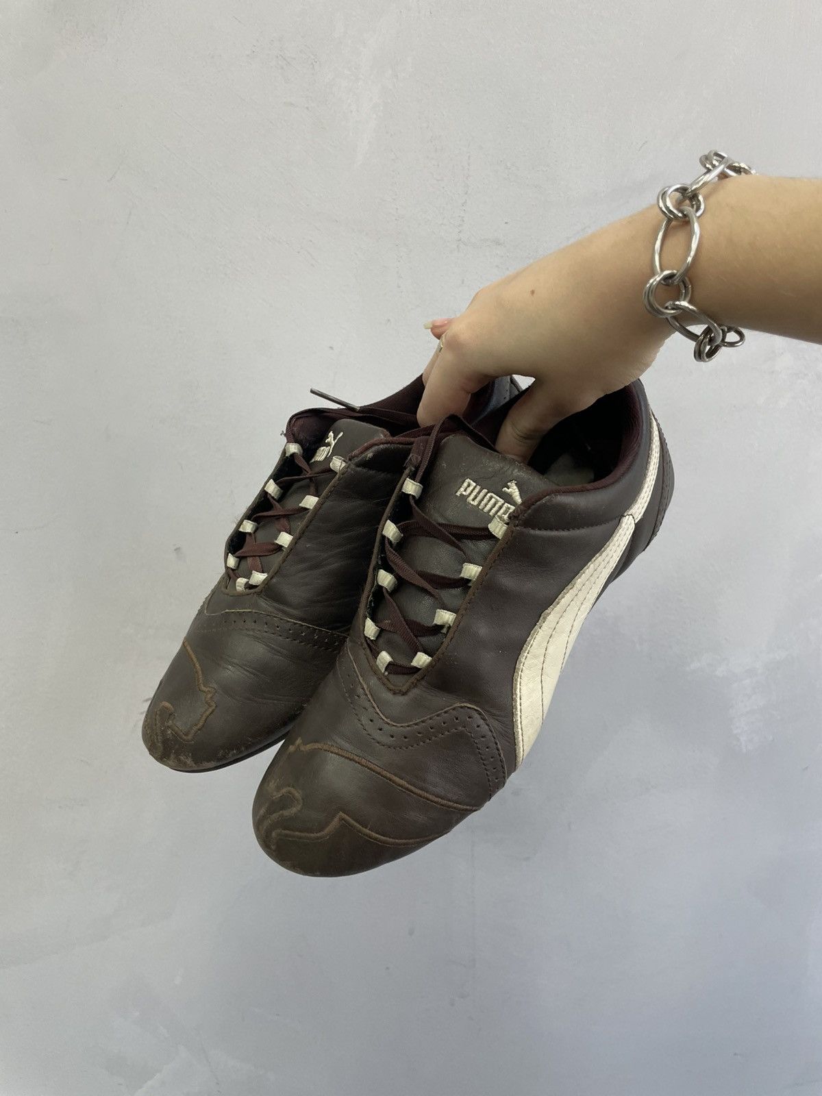Puma Puma Mostro bubble speed cat brown leather boots sneakers Size US 6 / IT 36 - 1 Thumbnail