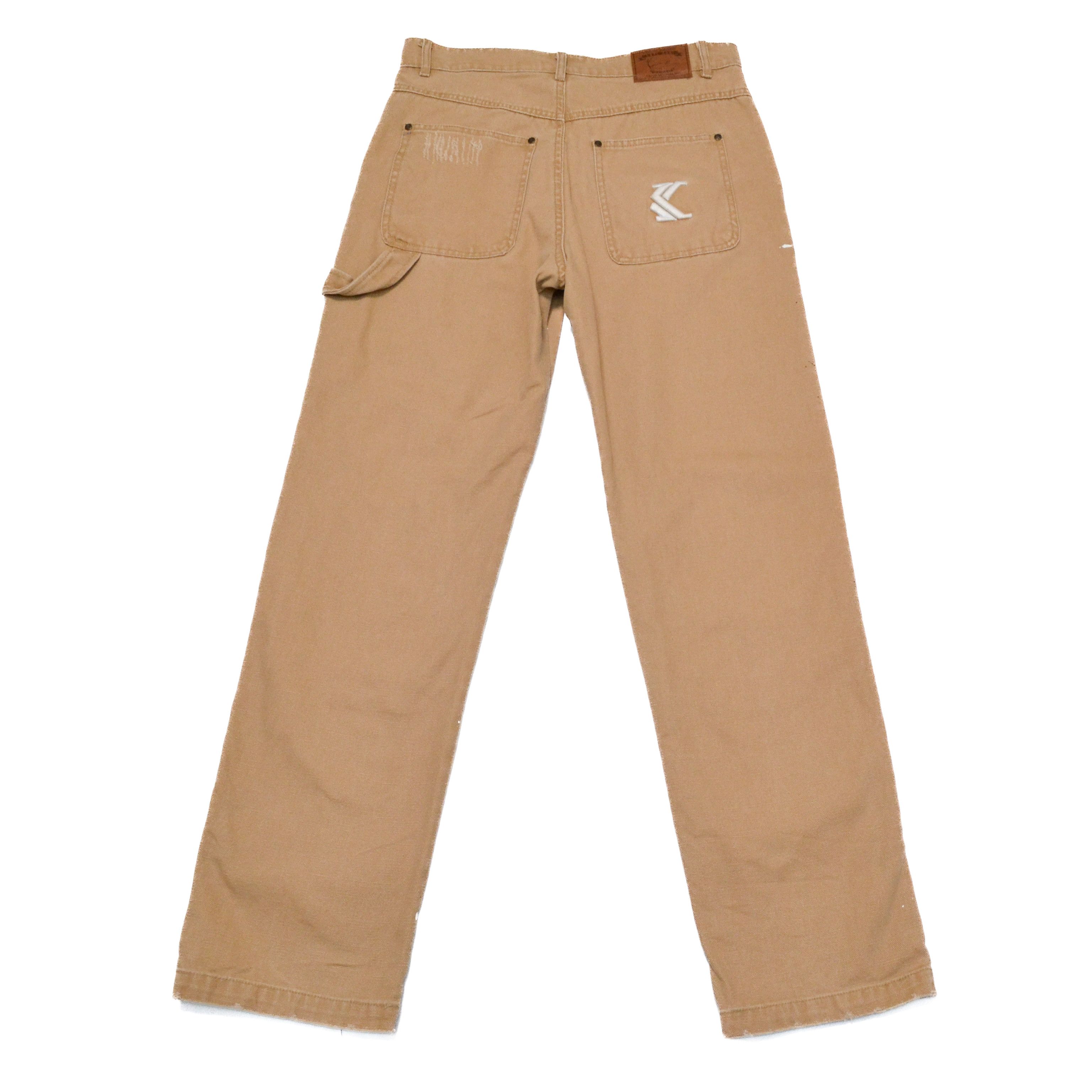 Karl Kani Karl Kani Men’s Carpenter Jeans Denim Brown Pants Size US 32 / EU 48 - 8 Thumbnail