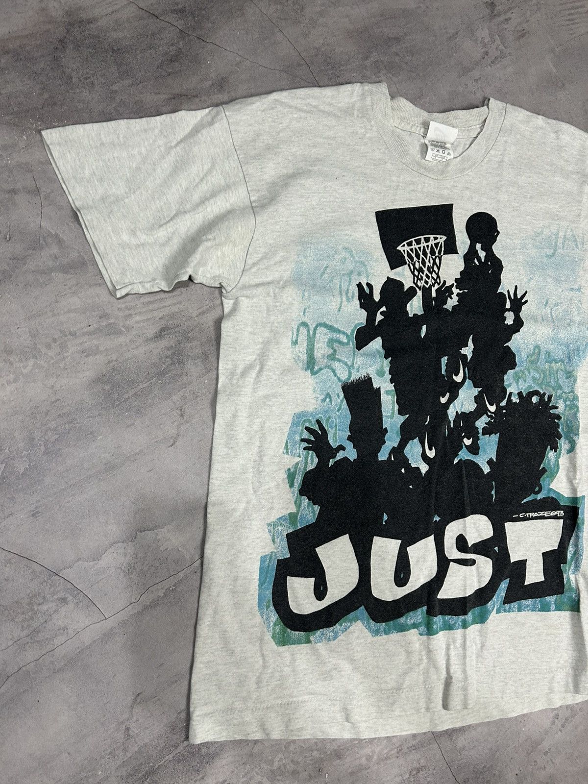 Nike Vintage Nike Just Do It Basketball T-Shirt Single Stitch Size US S / EU 44-46 / 1 - 4 Thumbnail