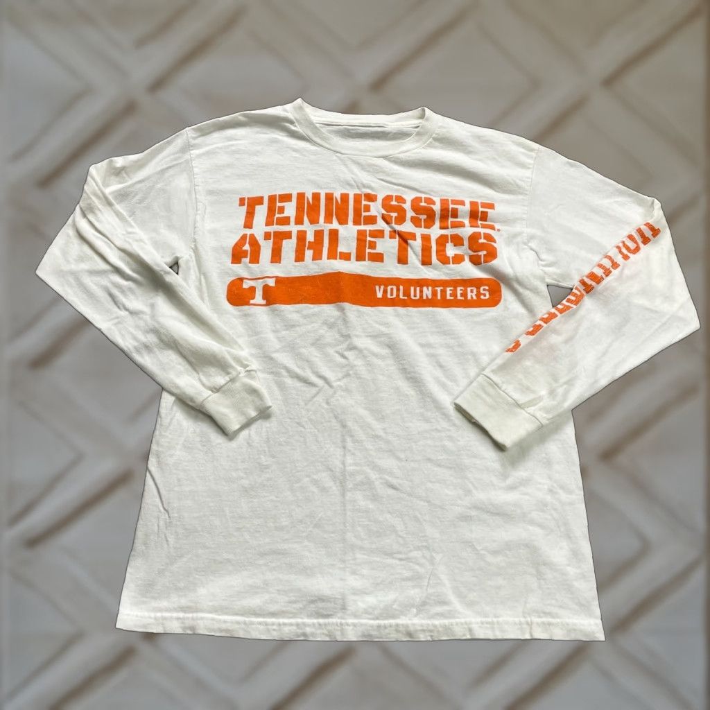 Vintage VINTAGE Unbranded T-Shirt Mens Small White Long Sleeve Tennessee Athletics Tee Size US S / EU 44-46 / 1 - 1 Thumbnail