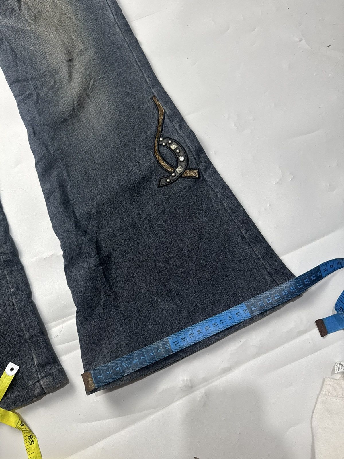 If Six Was Nine Flare Japanese Denim Casa Jeans Styled Size US 29 - 8 Thumbnail