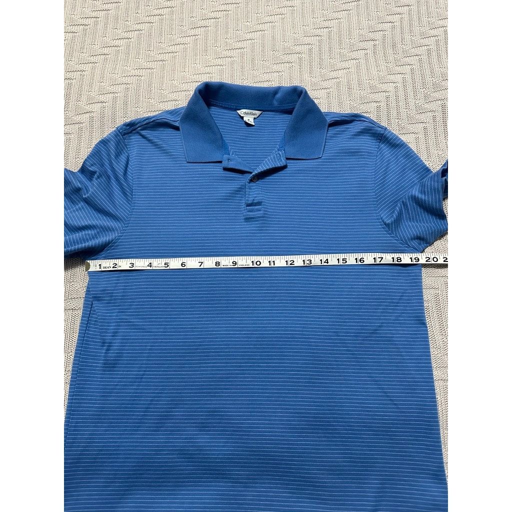 Calvin Klein Calvin Klein blue striped polo size M Size US M / EU 48-50 / 2 - 5 Thumbnail