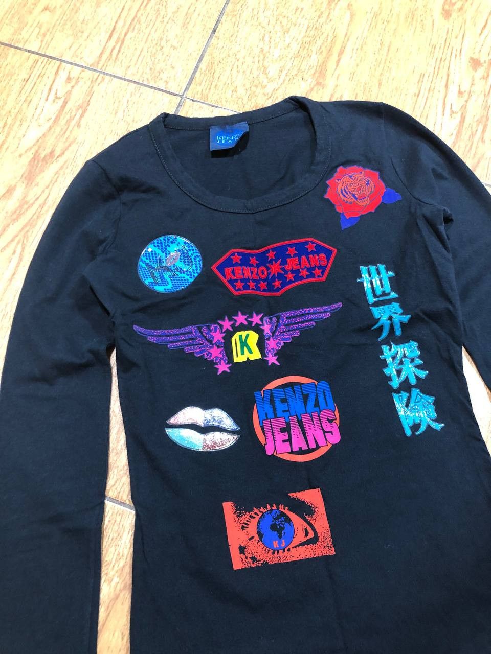 Kenzo Vintage Kenzo Dress Womens Black Knit Long Sleeves Size S / US 4 / IT 40 - 8 Thumbnail