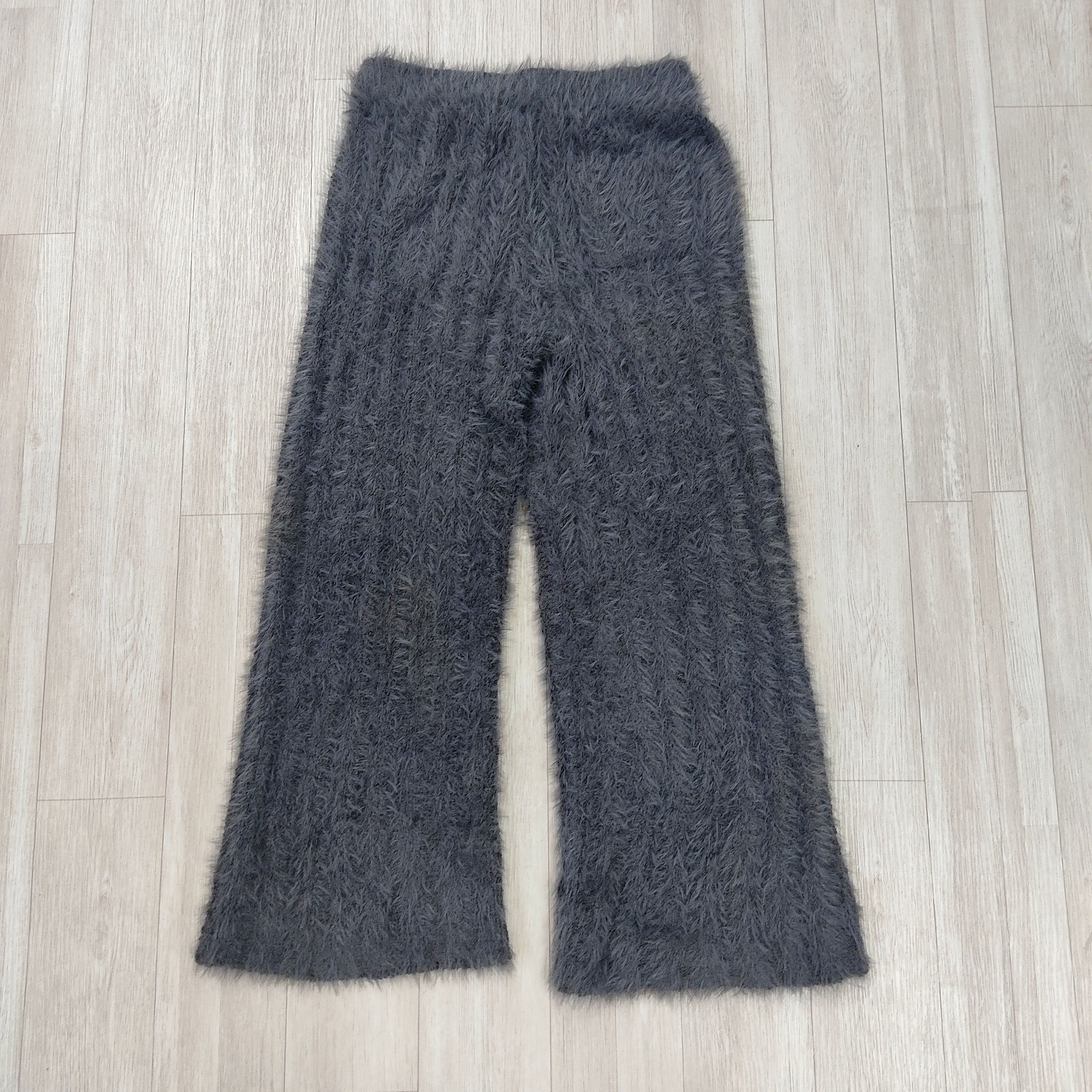 Beauty Beast GELATO PIQUE Fluffy Mohair Fur Flare Pants Size 28" / US 6 / IT 42 - 10 Thumbnail
