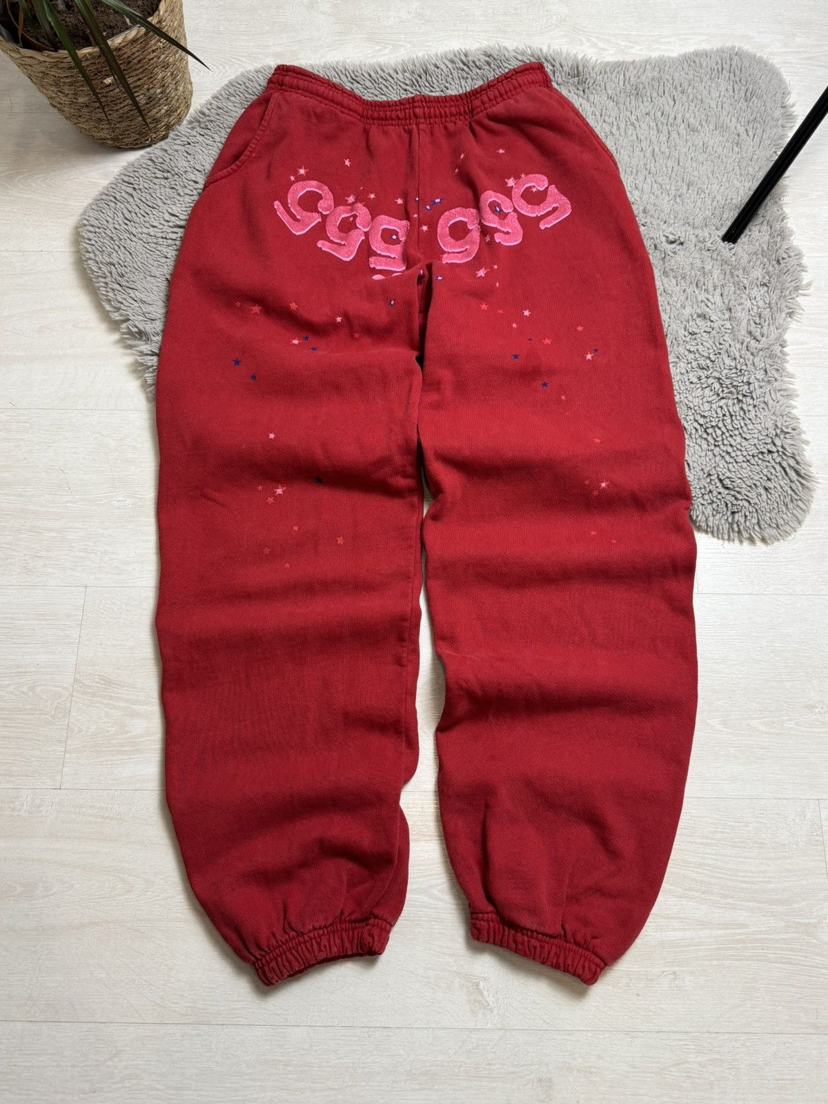 Sp5der Spider Worldwide 555 Baggy Pants Joggers Drill Swag Y2K Size US 38 / EU 54 - 1 Thumbnail