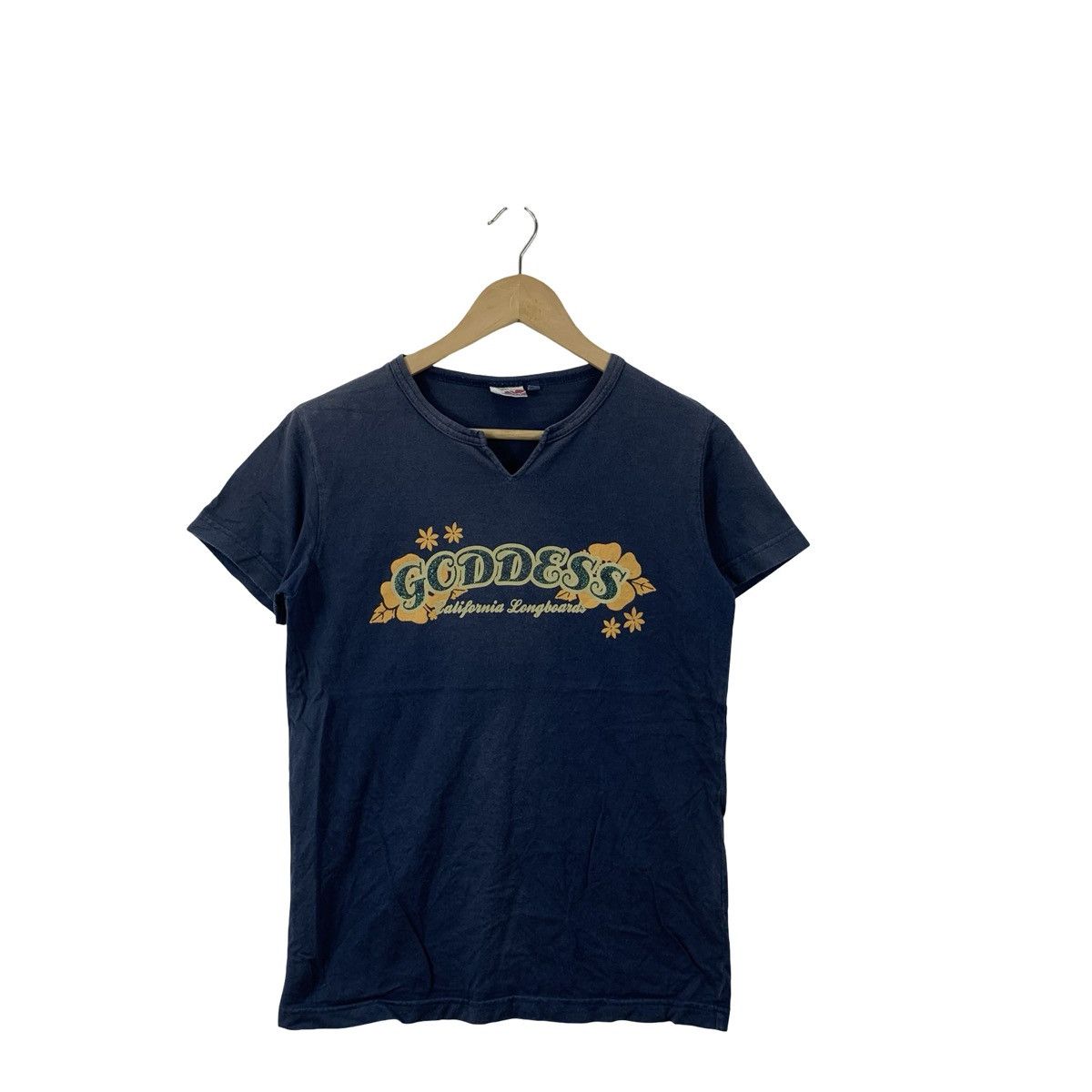 Vintage Vintage Goddess California Longboards Graphic Tee Floral Size L / US 10 / IT 46 - 3 Thumbnail