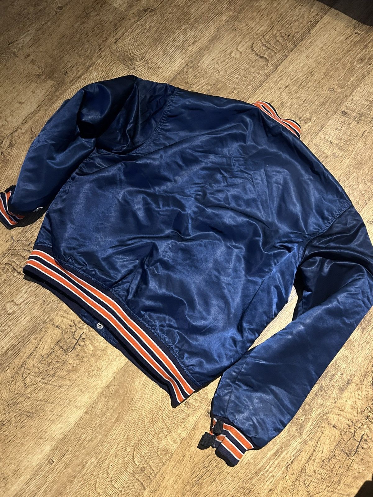 Starter Vintage Detroit Tigers Satin Bomber Jacket 90s MLB Diamond Size US L / EU 52-54 / 3 - 8 Thumbnail