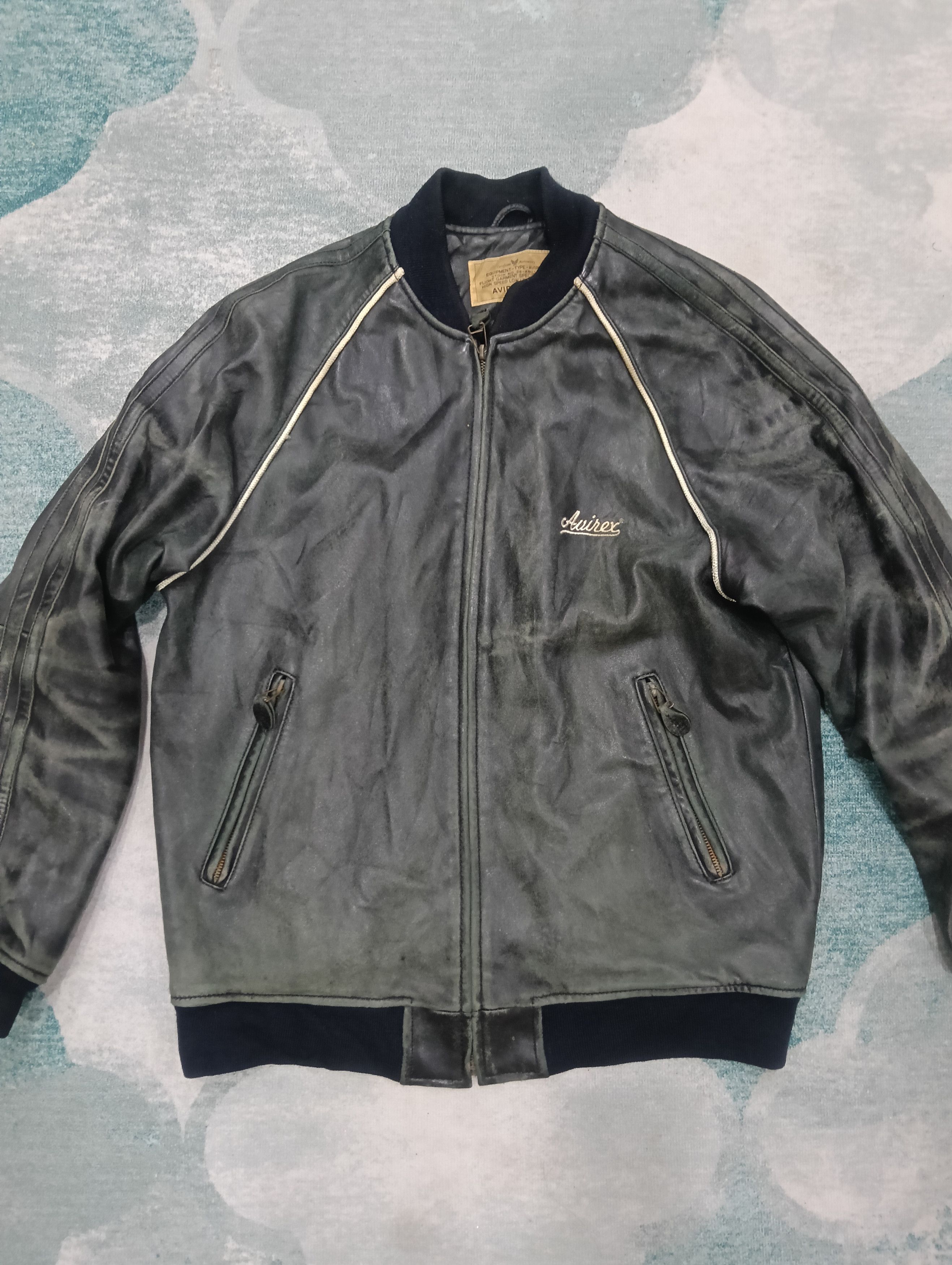 Avirex × Japanese Brand Vintage Avirex Leather Jacket Size US M / EU 48-50 / 2 - 2 Thumbnail