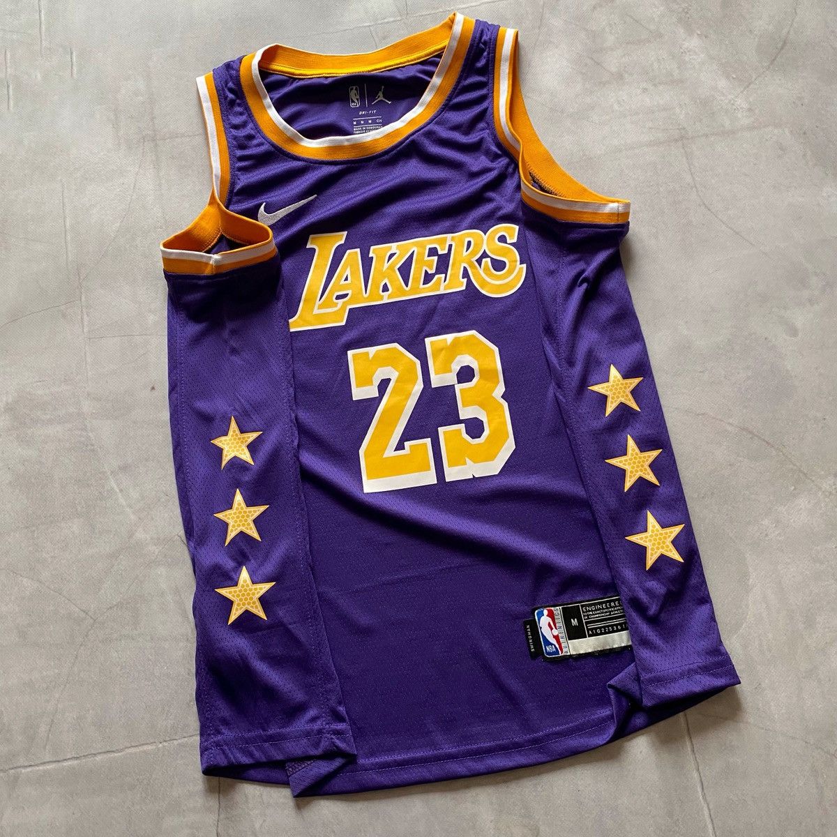 NBA × Nike × Vintage Nike NBA Los Angeles Lakers All Star LeBron James 23 Jersey Size US M / EU 48-50 / 2 - 2 Thumbnail