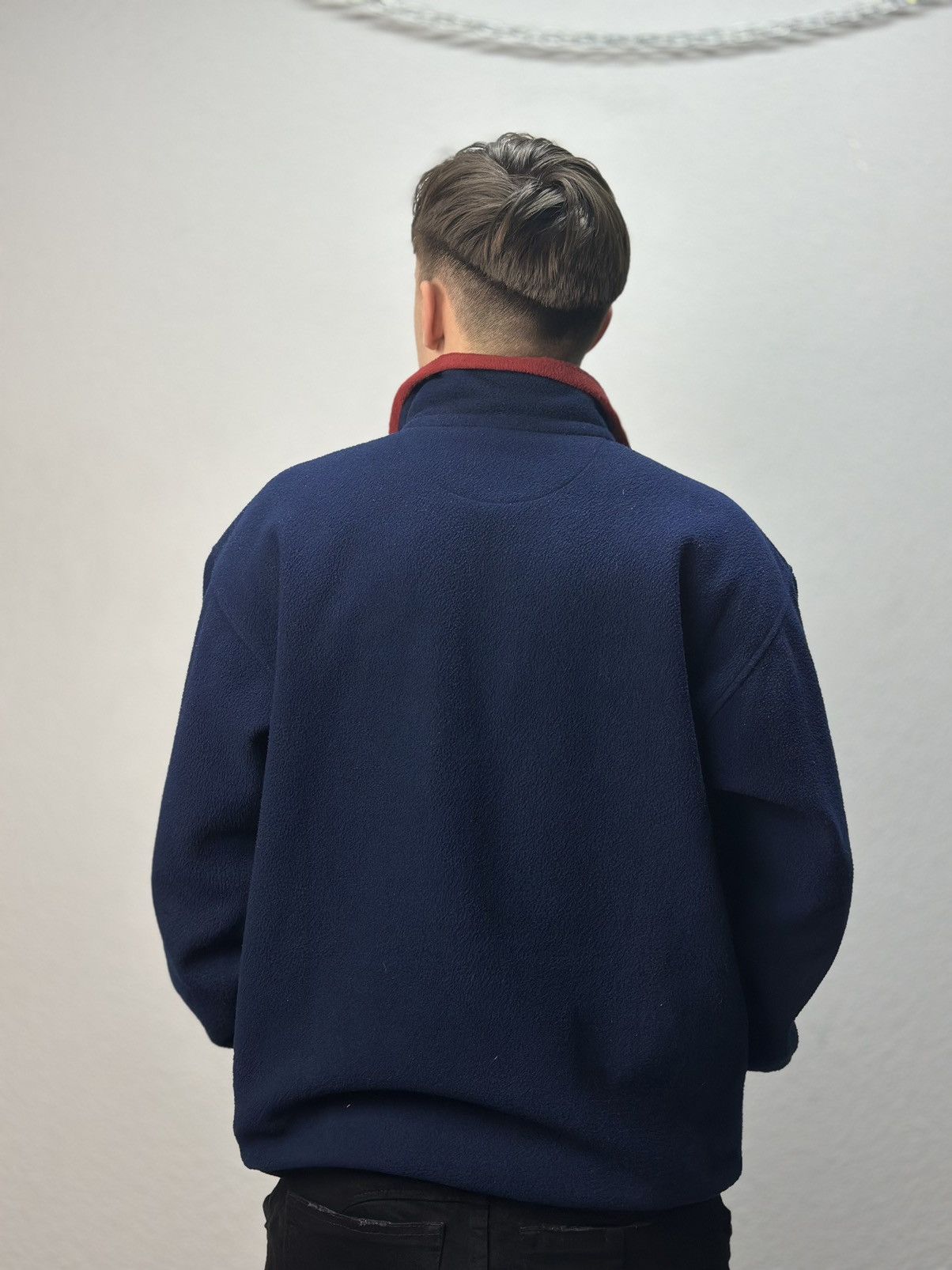Lacoste Vintage Lacoste 1/3 zip fleece Sweater Y2K streetwear Ralph Size US M / EU 48-50 / 2 - 2 Thumbnail