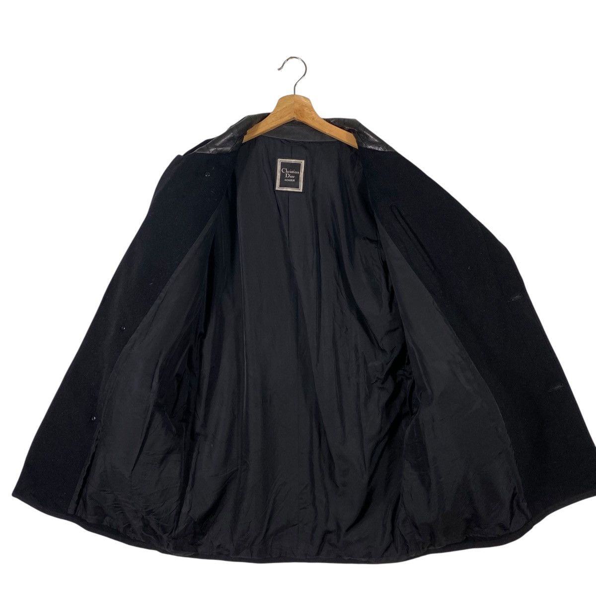 Christian Dior Monsieur × Dior Vintage Christian Dior Wool Collar Leather Size US S / EU 44-46 / 1 - 6 Thumbnail