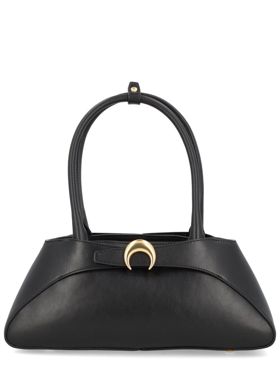Marine Serre MARINE SERRE "AURORA BAGUETTE" BAG - BLACK Size ONE SIZE - 1 Thumbnail