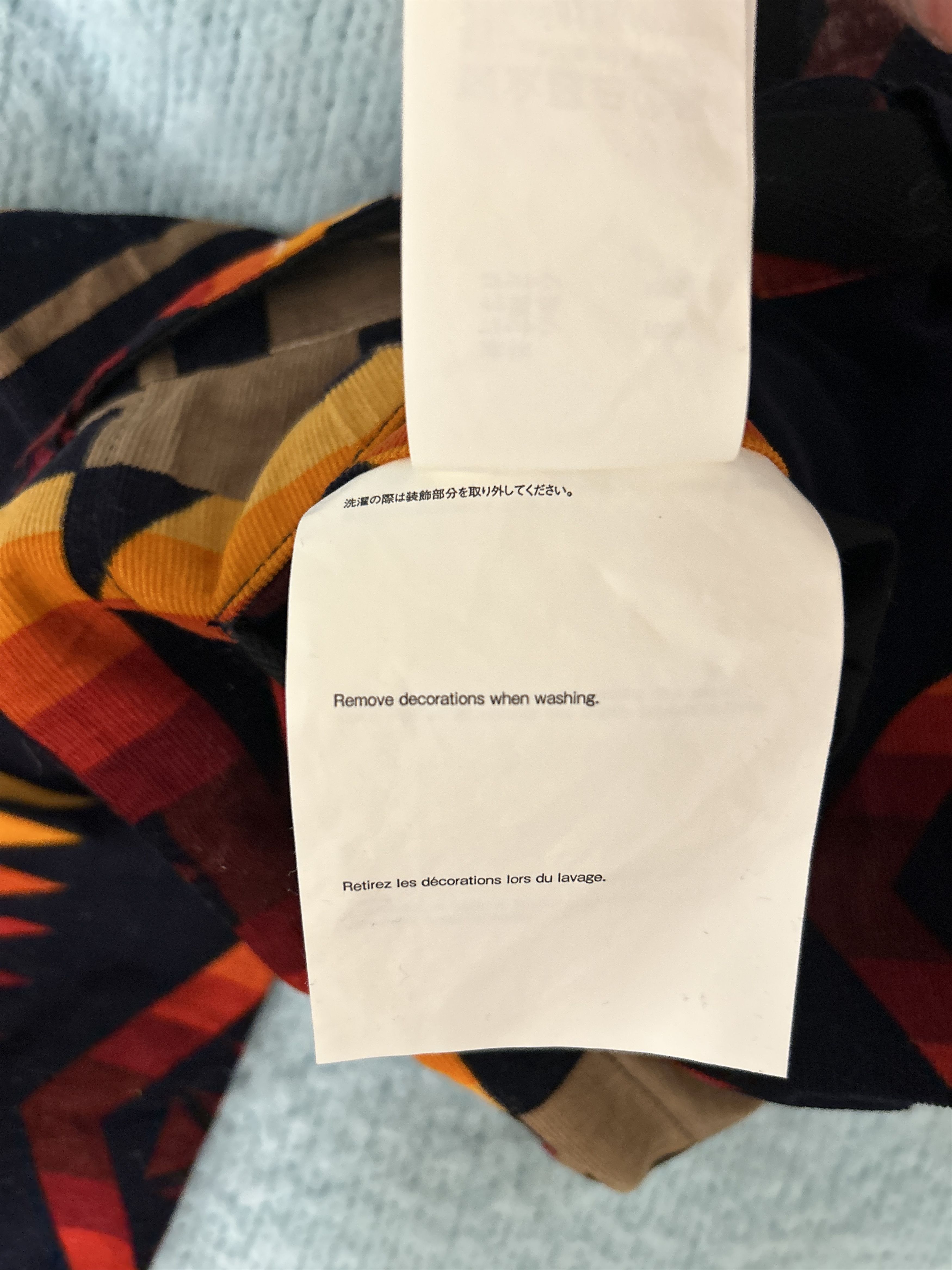 Pendleton × Sacai Sacai Pendleton corduroy pants navajo size 2 Size US 30 / EU 46 - 8 Thumbnail