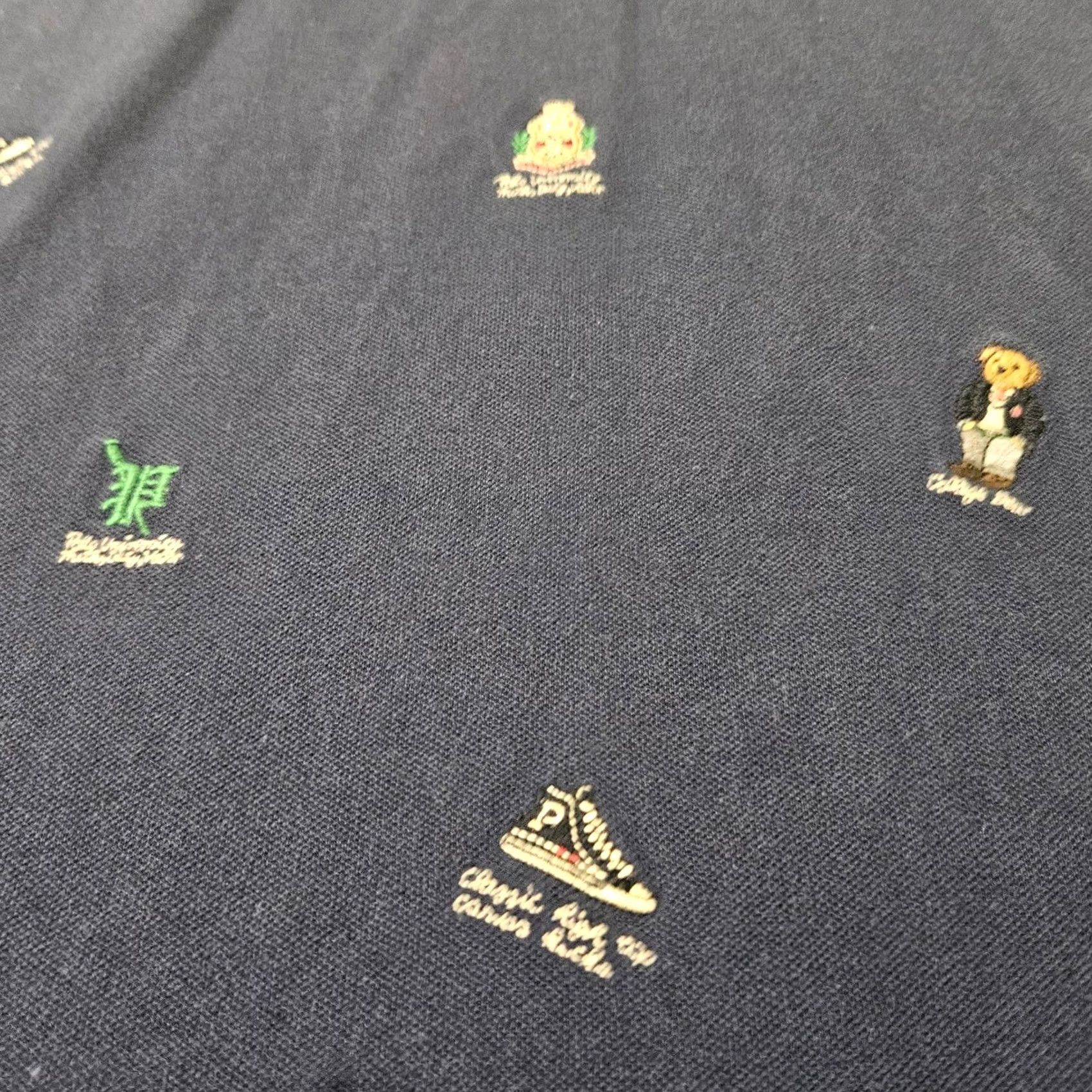 Polo Ralph Lauren Polo Ralph Lauren Shirt Polo Bear University College Polos Embroidered Blue Slim Fit S Men Size US S / EU 44-46 / 1 - 4 Thumbnail