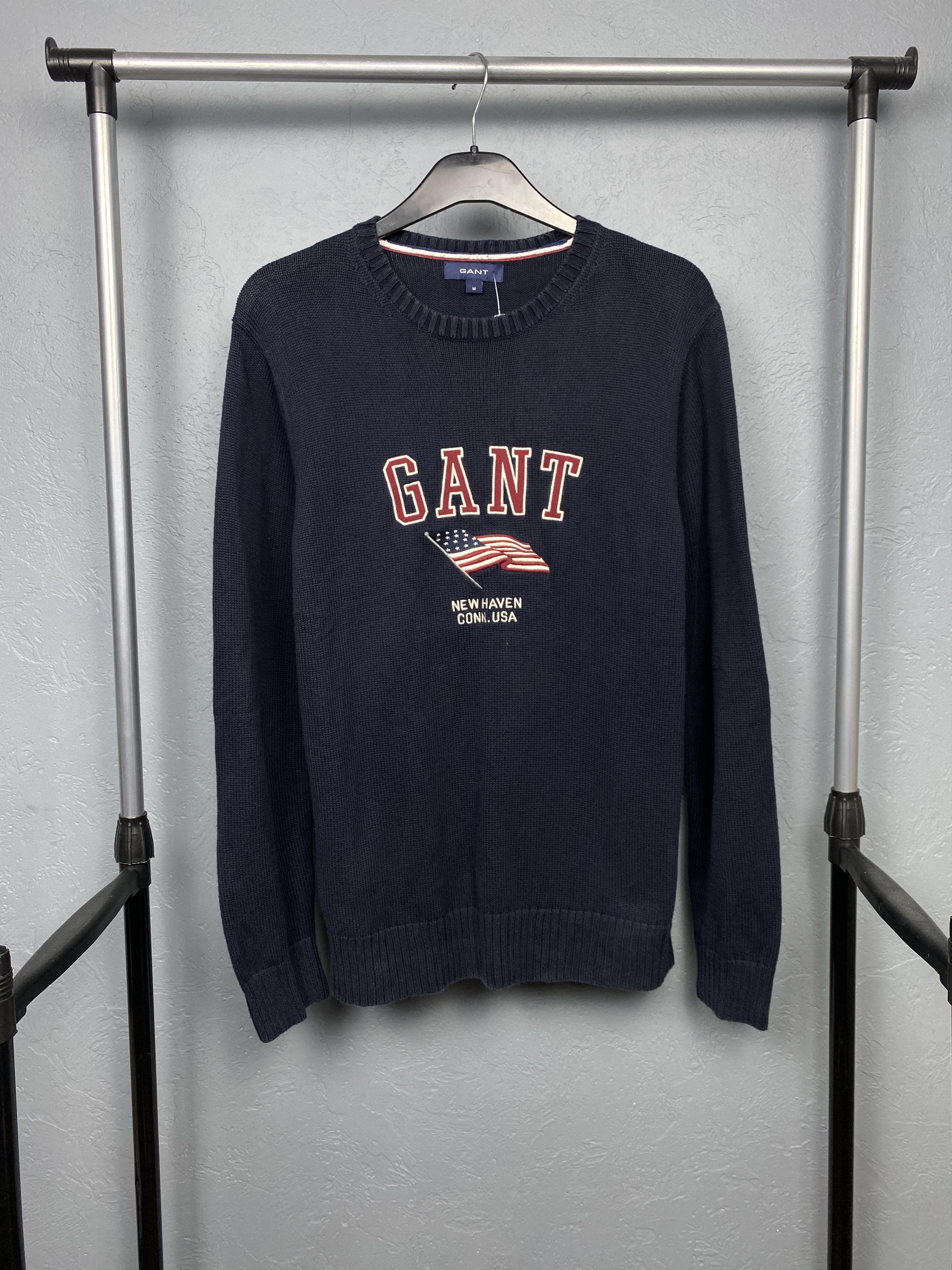 Gant × Vintage Gant Vintage Mens Knit Crew Neck Sweater Size US M / EU 48-50 / 2 - 1 Thumbnail