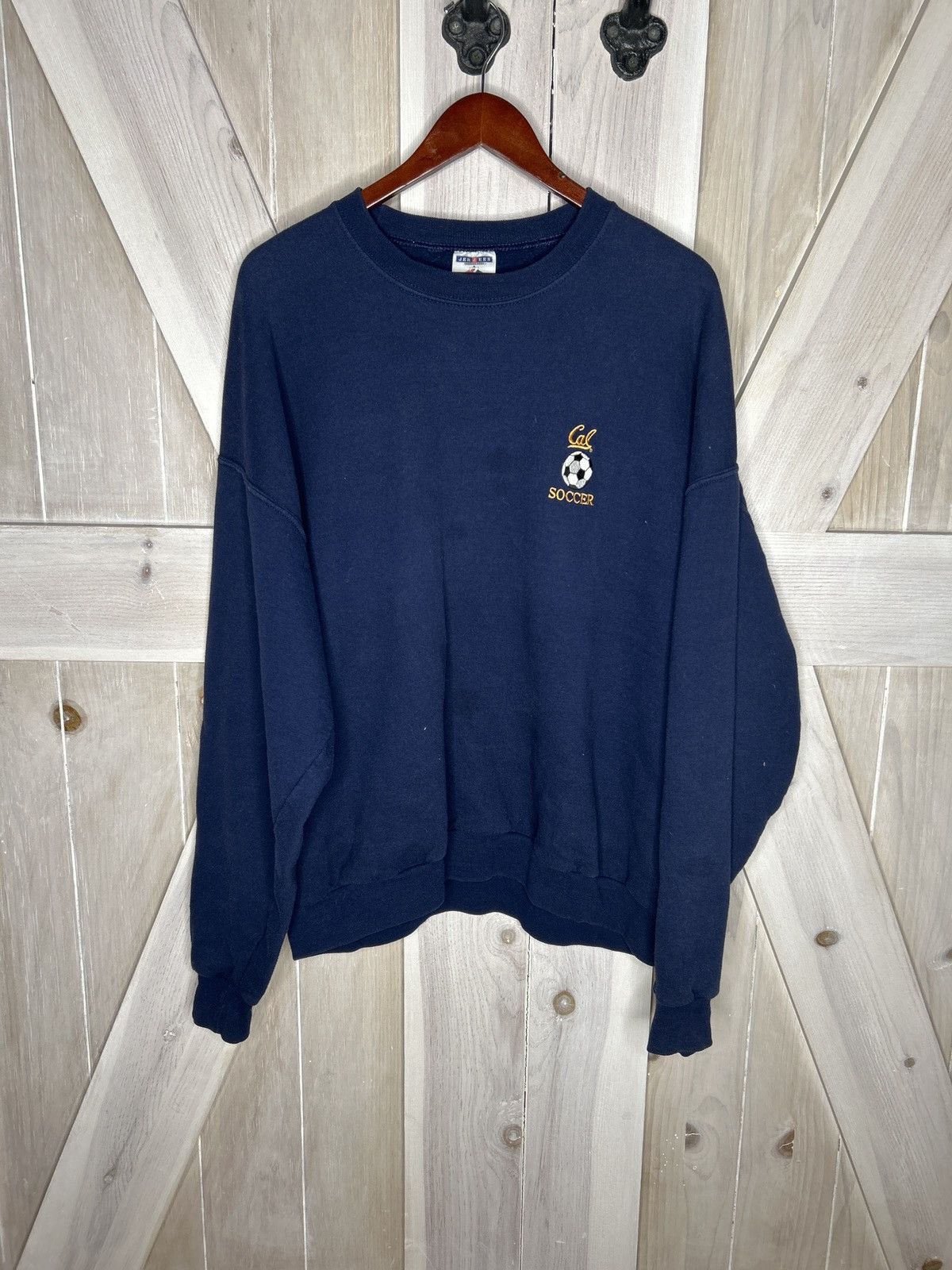 Jerzees × Vintage Vintage Cal Soccer crewneck Size US XL / EU 56 / 4 - 1 Thumbnail