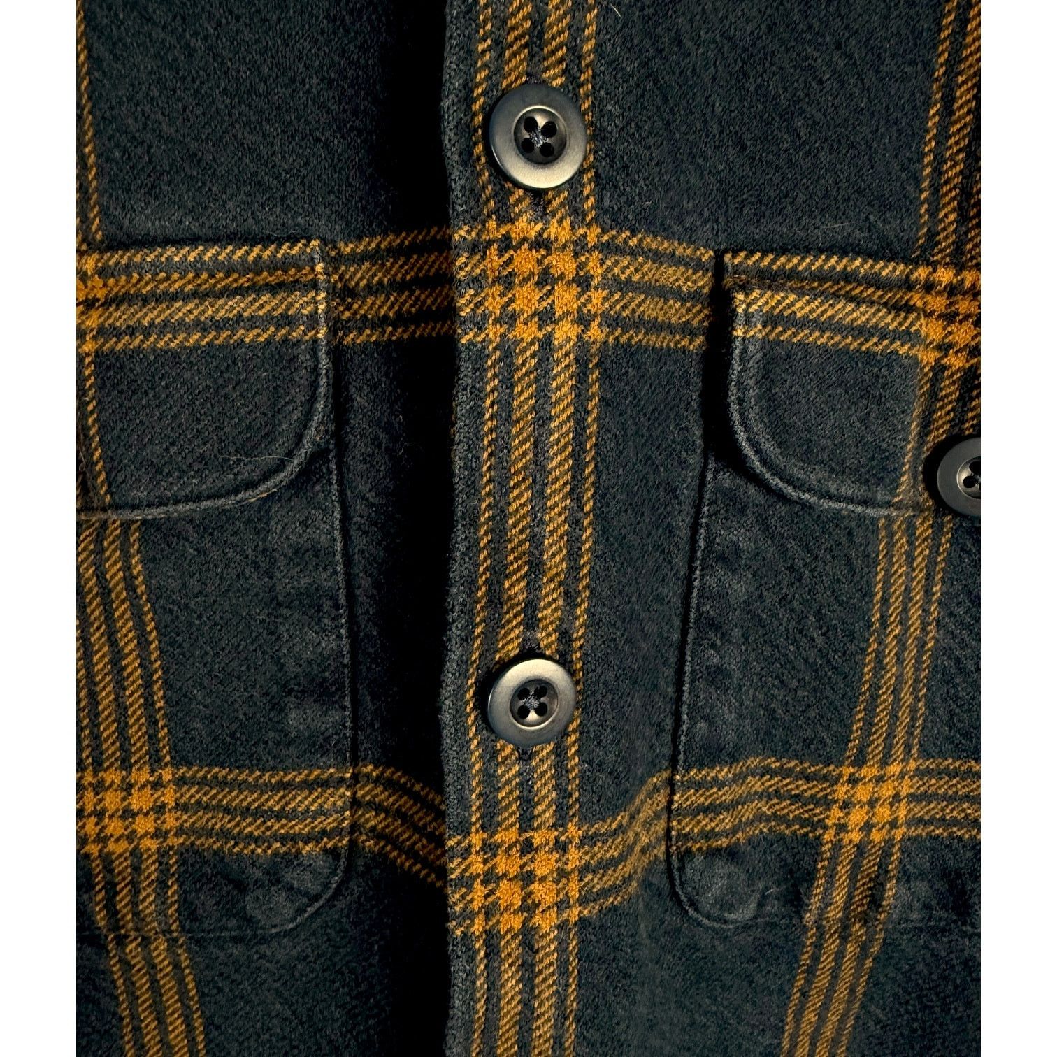 Madewell Men's Madewell Flannel Easy Shirt Jacket Navy Plaid - XL Size US L / EU 52-54 / 3 - 6 Thumbnail