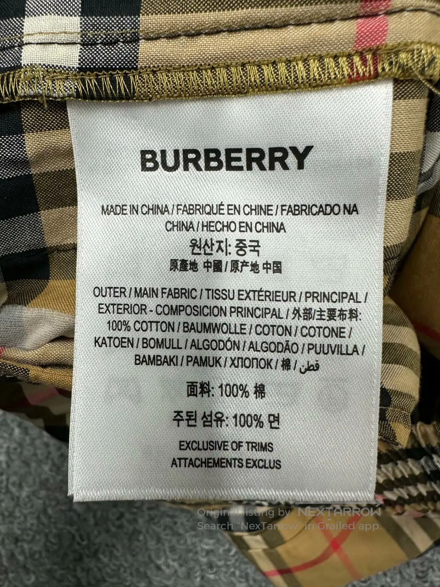 Burberry Burberry size UK4 Classic khaki check black edge silk shor Size 25" / US 0 / IT 36 - 4 Thumbnail