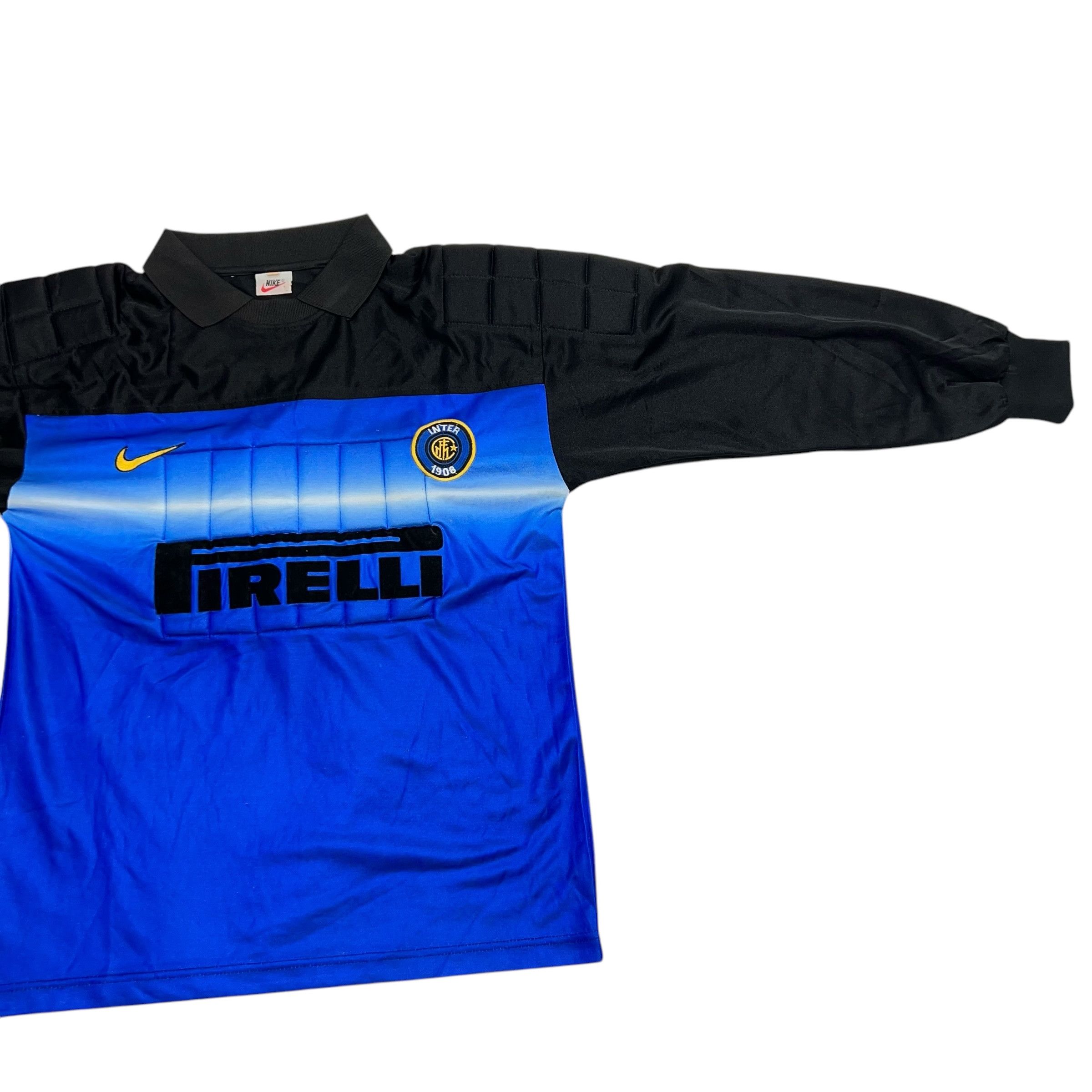 Nike × Vintage Vintage Inter Milan Goalkeeper Nike Jersey Very Rare 98/99 Size US M / EU 48-50 / 2 - 7 Thumbnail