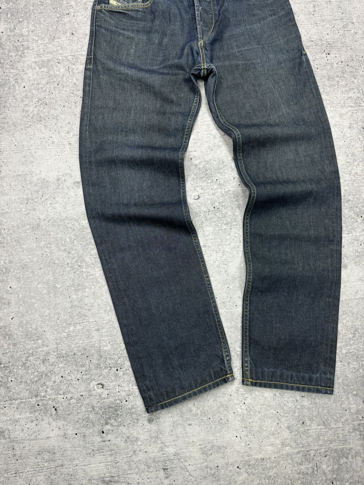 Diesel Vintage Diesel 90’s Y2K Style Classic Dark Blue Jeans Pants Size US 31 - 3 Thumbnail