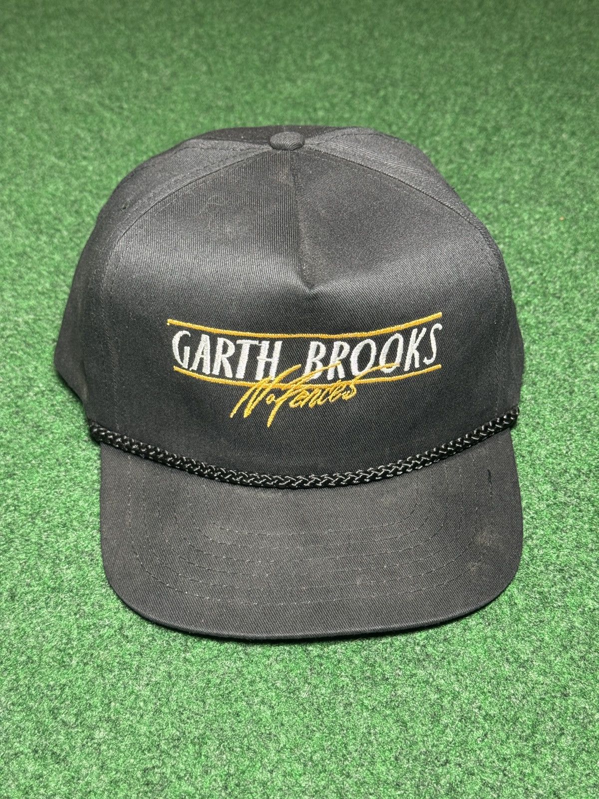 Vintage Vintage Garth Brooks No Fences 90s Country Snapback Hat Size ONE SIZE - 1 Thumbnail