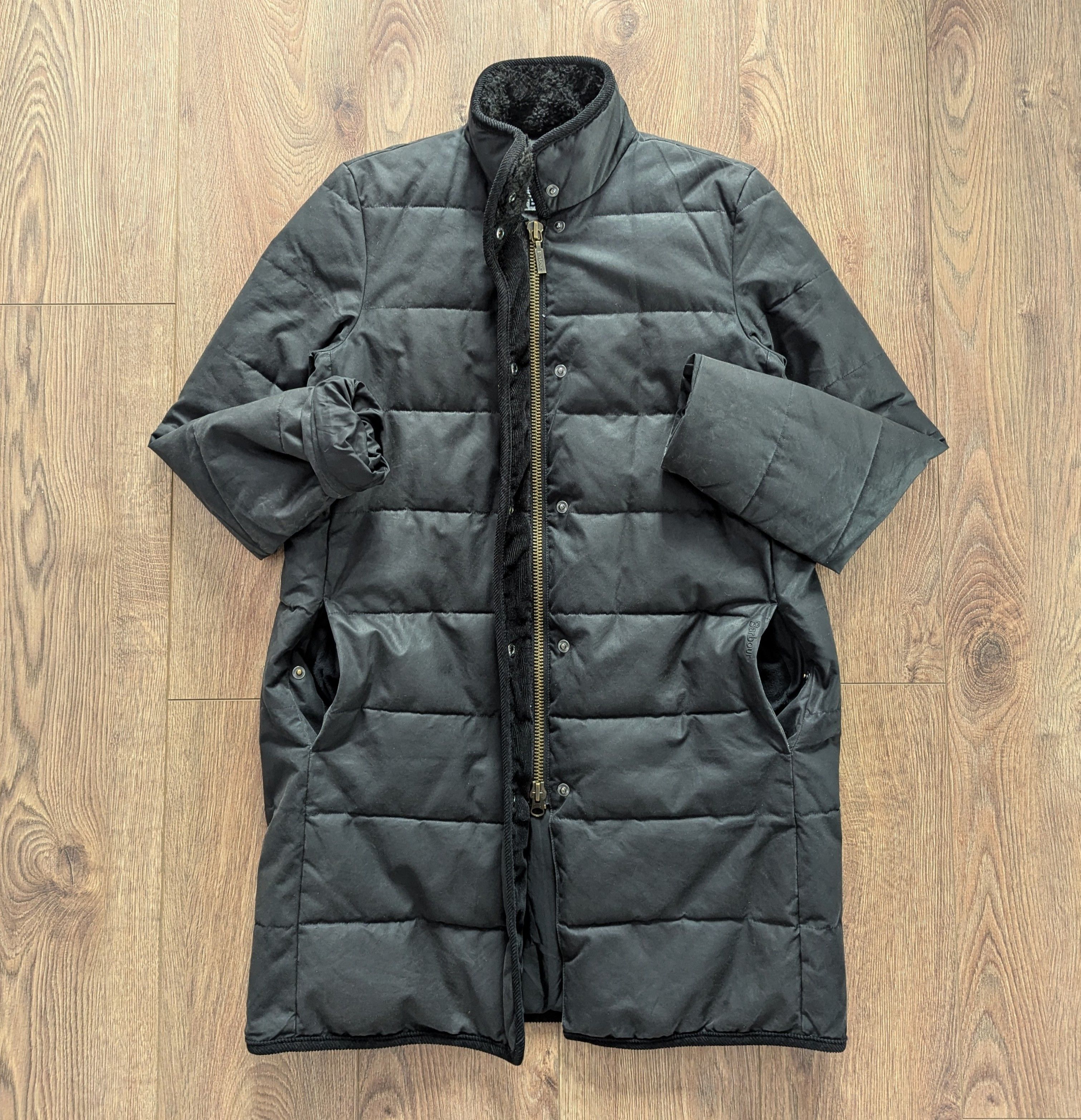 Barbour Barbour Wax Baffle Wax Fibredown Jacket Black Waxed Cotton Size M / US 6-8 / IT 42-44 - 7 Thumbnail