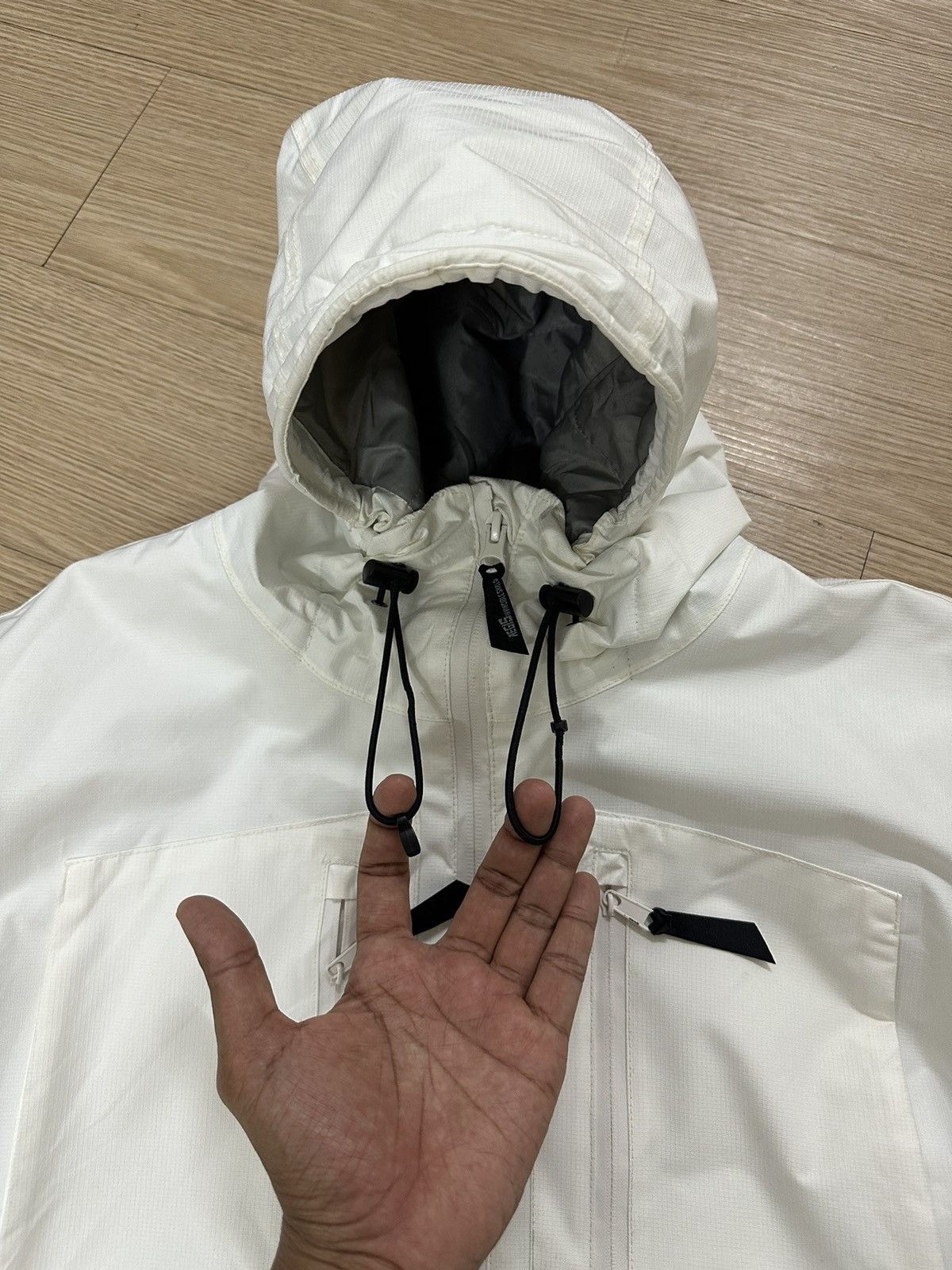 Beauty Beast × Japanese Brand × Seditionaries Aegis Invisible Shield Gorpcore Waterproof White Puff Jacket Size US M / EU 48-50 / 2 - 12 Thumbnail