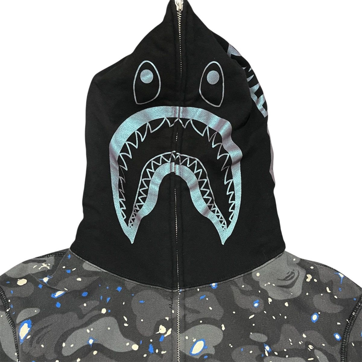 Bape A Bathing Ape Space Camo Full Zip Hoodie Size US L / EU 52-54 / 3 - 3 Thumbnail
