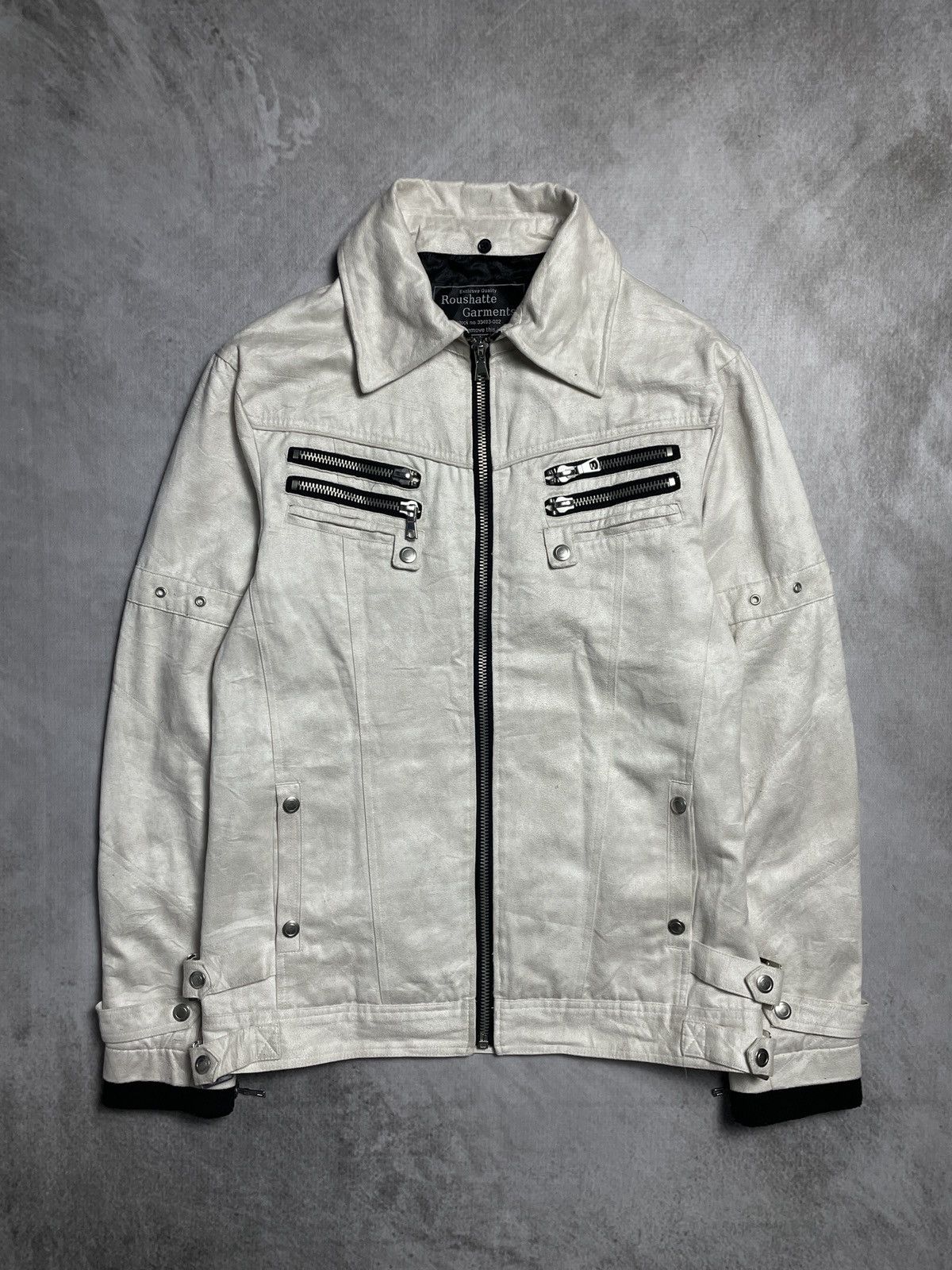 If Six Was Nine 2000’s Roushatte - Vkei Style Riders Jacket Size US M / EU 48-50 / 2 - 1 Thumbnail