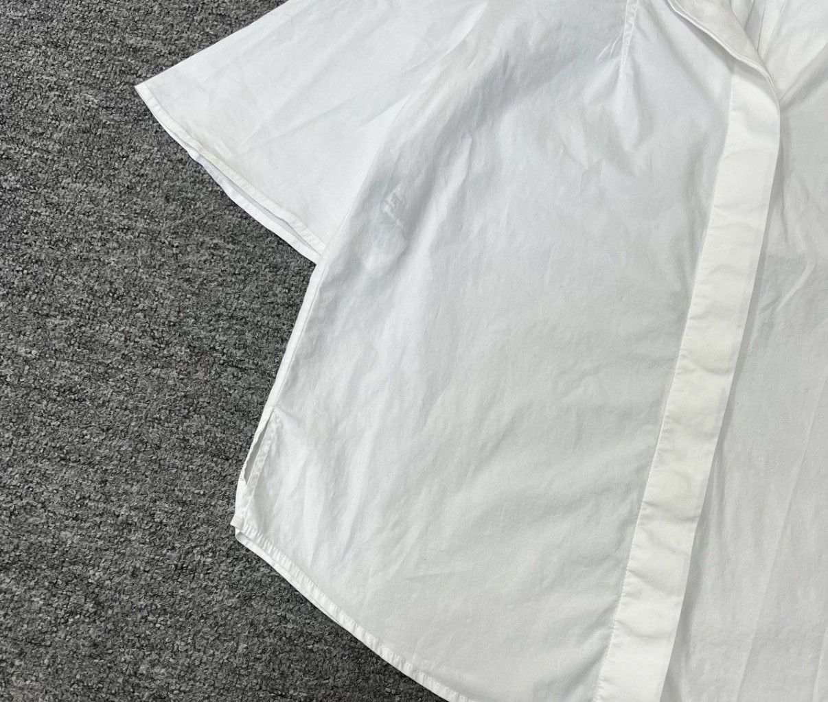 Jil Sander JIL SANDER Minimalist Short Sleeve Shirt J16 Size US XXS / EU 40 - 2 Thumbnail