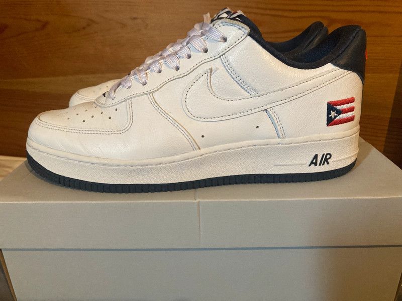 Nike Nike Air Force One AF1 - Puerto Rico - UK 9 RARE Size US 10 / EU 43 - 2 Thumbnail