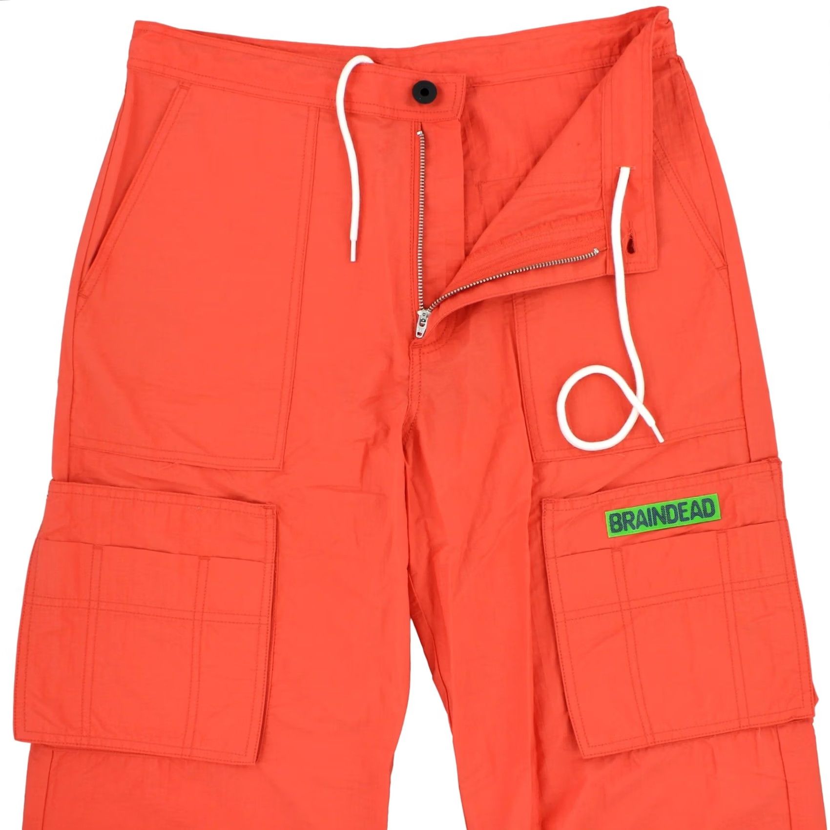 Brain Dead Brain Dead Knife Pleat Run Pants Mens Utility Pockets Red XL Pant Streetwear Casual Slim Fit Relaxed Size US 36 / EU 52 - 2 Thumbnail