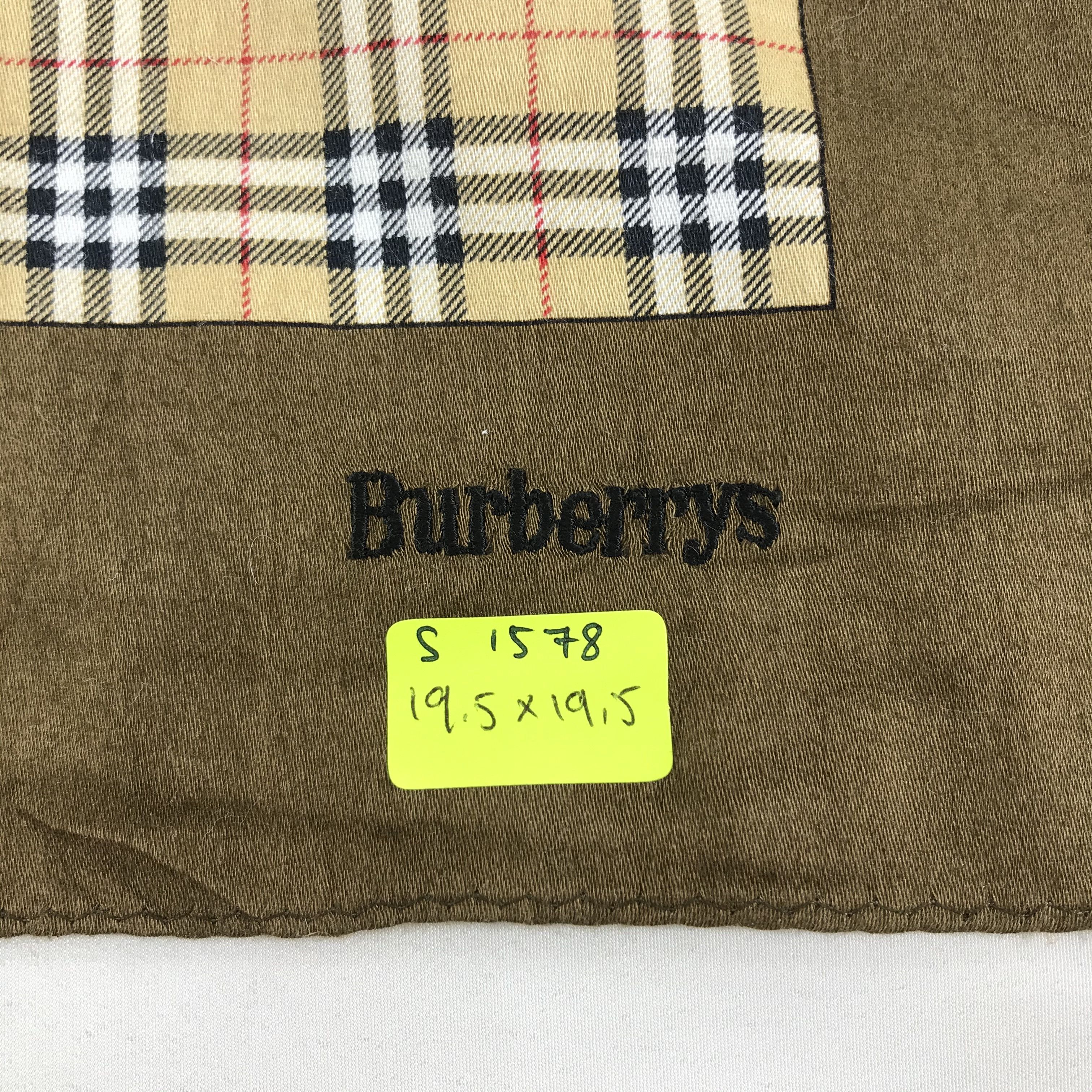 Burberry × Vintage Kenzo Bandana / Handkerchief / Neckerchief - S1578 Size ONE SIZE - 5 Thumbnail