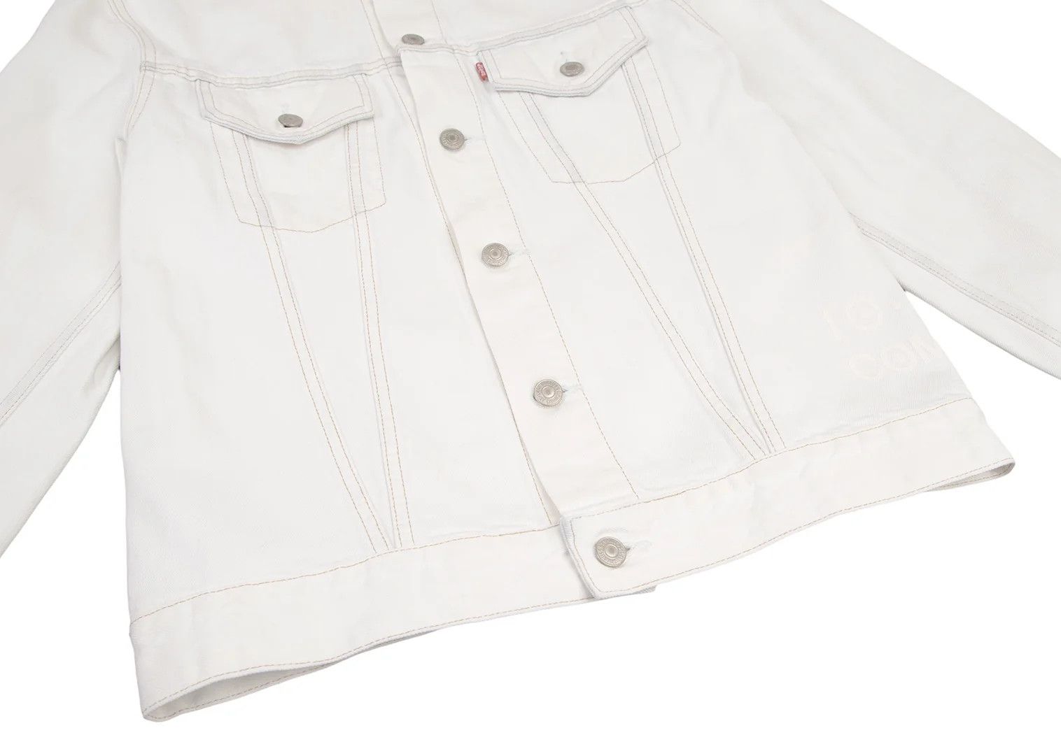 Junya Watanabe White 3rd Dyed Corsocomo Print Denim Jacket L Size US L / EU 52-54 / 3 - 15 Thumbnail
