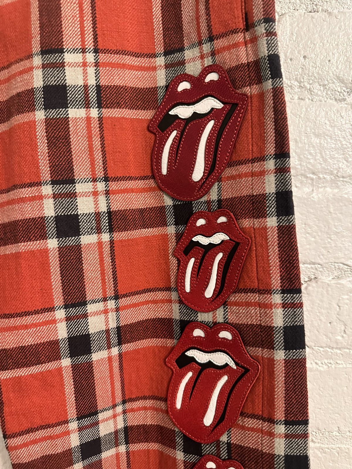 Chrome Hearts CHROME HEARTS 1 of 6 ROLLING STONES PATCH JEANS Size US 31 - 9 Thumbnail