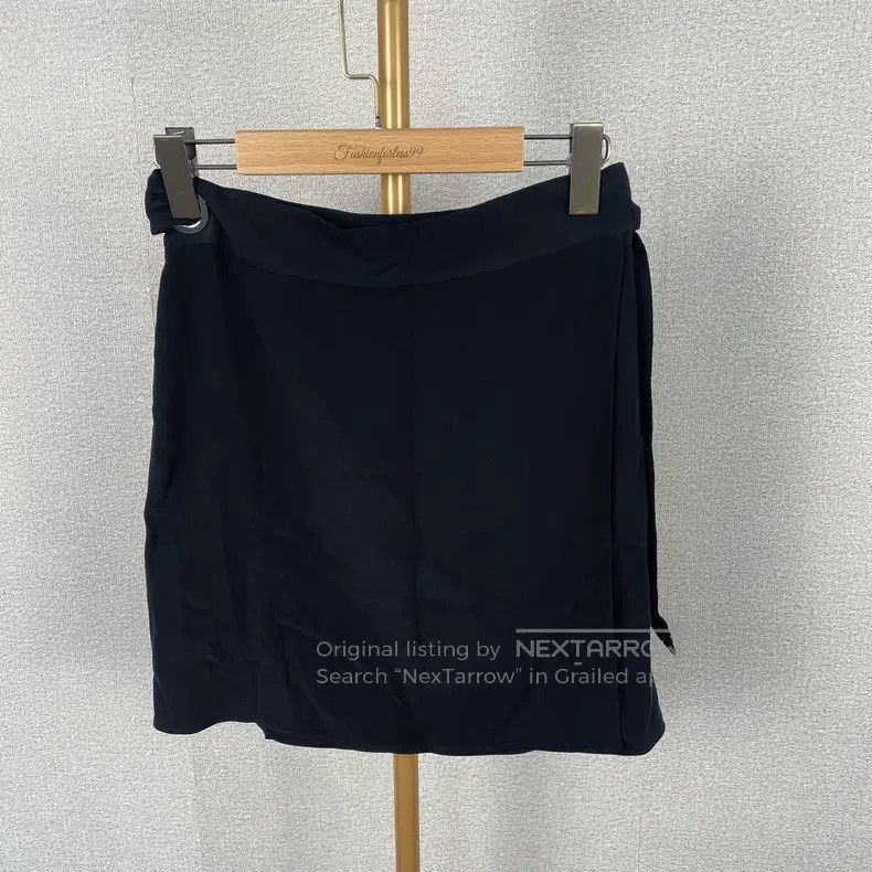 Hermes Hermes Black mulberry silk women's skirt Size 42" / US 20 - 1 Thumbnail