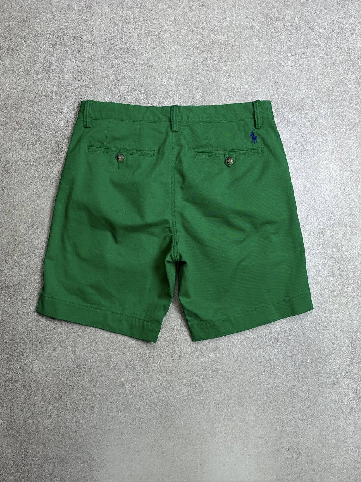 Polo Ralph Lauren Vintage Polo Ralph Lauren RRL Green Chino Shorts Rare 28 Size US 28 / EU 44 - 1 Thumbnail