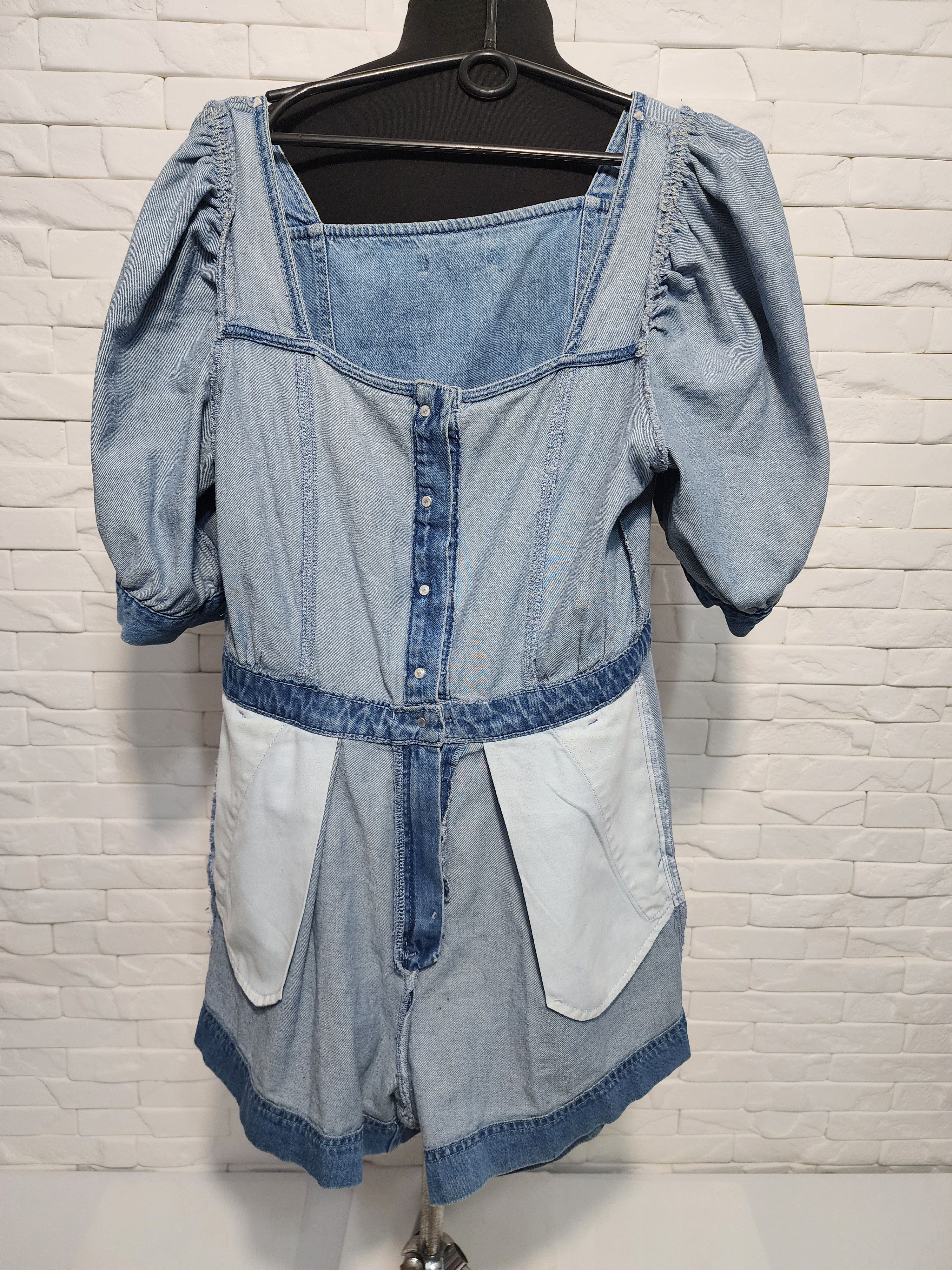 Vintage Women's cotton jumpsuit. Size 38" / US 16 / IT 52 - 7 Thumbnail