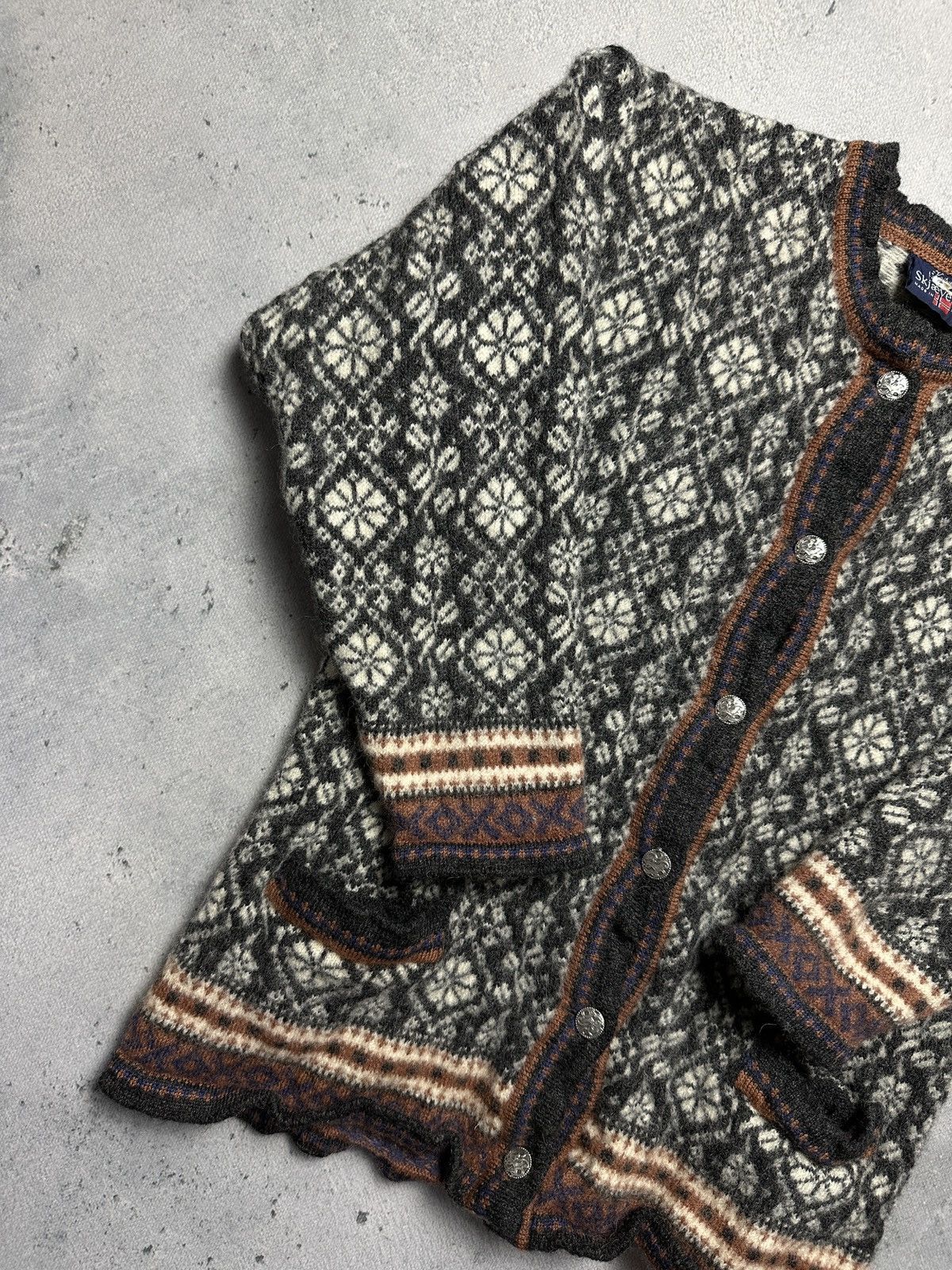 Dale Of Norway Vintage Skjaeveland Made In Norway Crazy Warm Cardigan y2k Size M / US 6-8 / IT 42-44 - 2 Thumbnail
