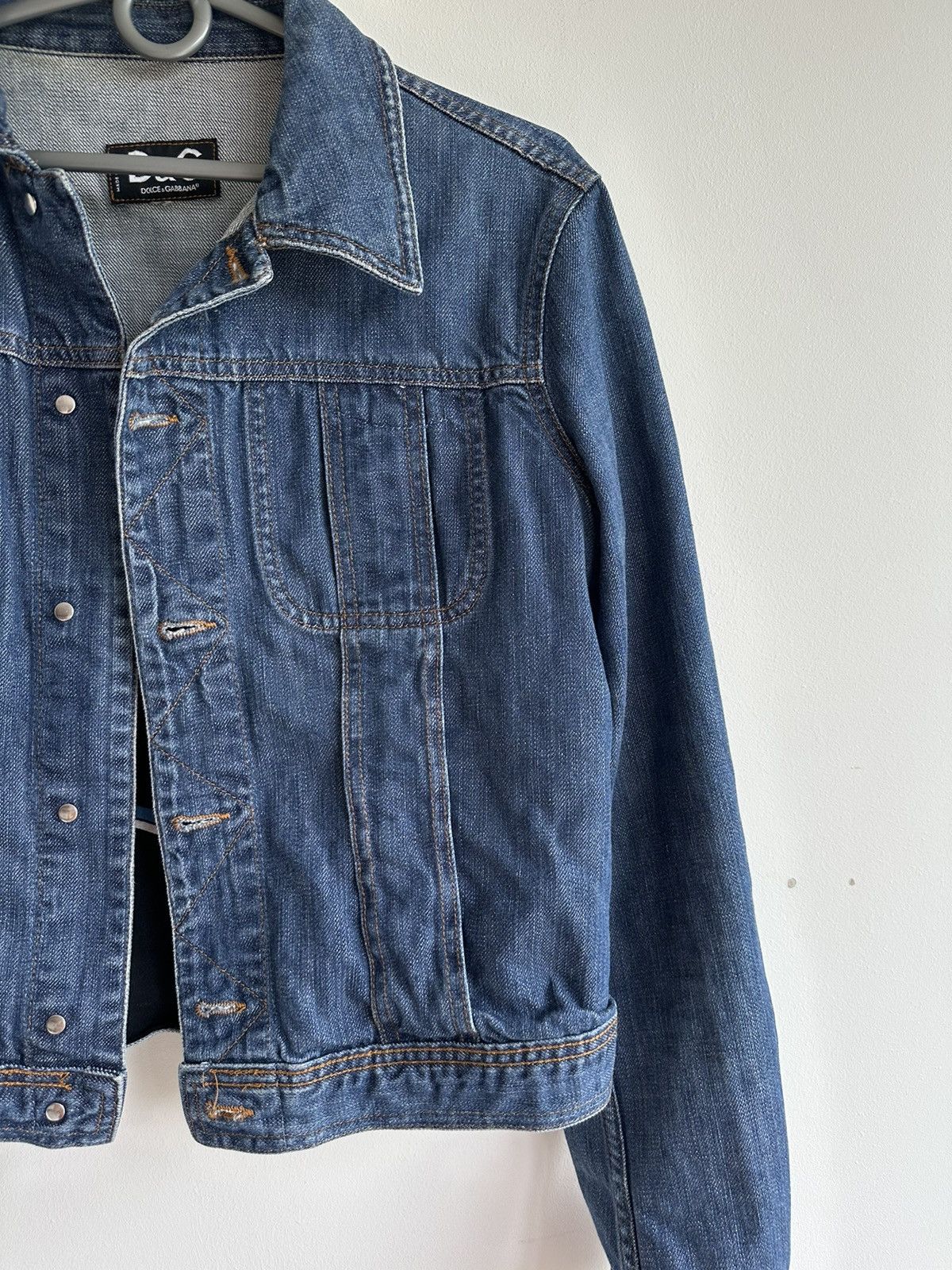 Dolce & Gabbana Archive D&G Panther Patchwork Reversible Denim Jacket Size M Size M / US 6-8 / IT 42-44 - 15 Thumbnail