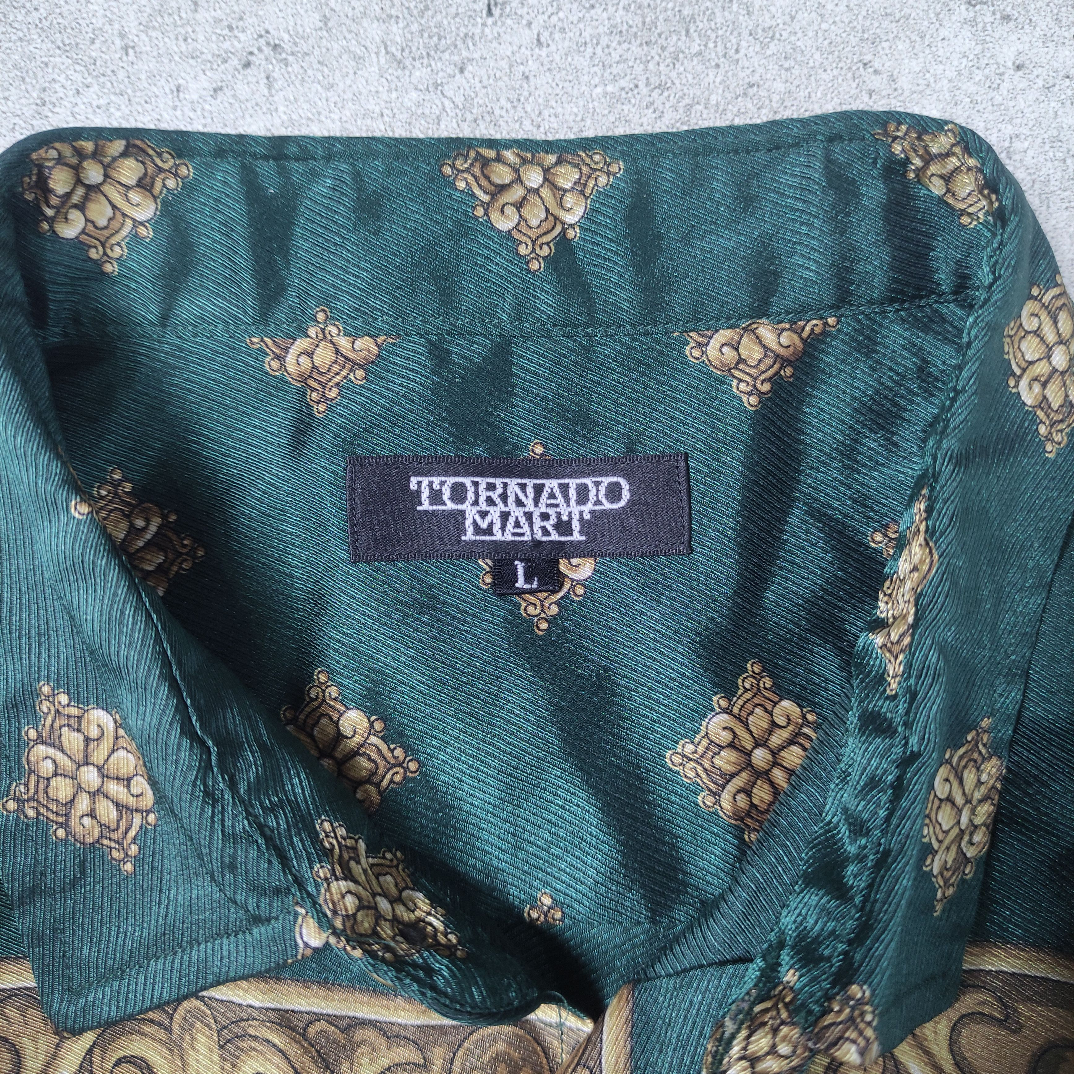 If Six Was Nine × Le Grande Bleu (L.G.B.) × Tornado Mart Tornado Mart Silk Japanese Brand Size US L / EU 52-54 / 3 - 3 Thumbnail