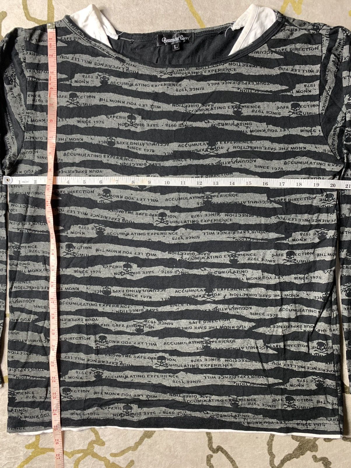 Vintage Japanese Beaumont Carr punk Gothic Longsleeve Size US L / EU 52-54 / 3 - 2 Thumbnail
