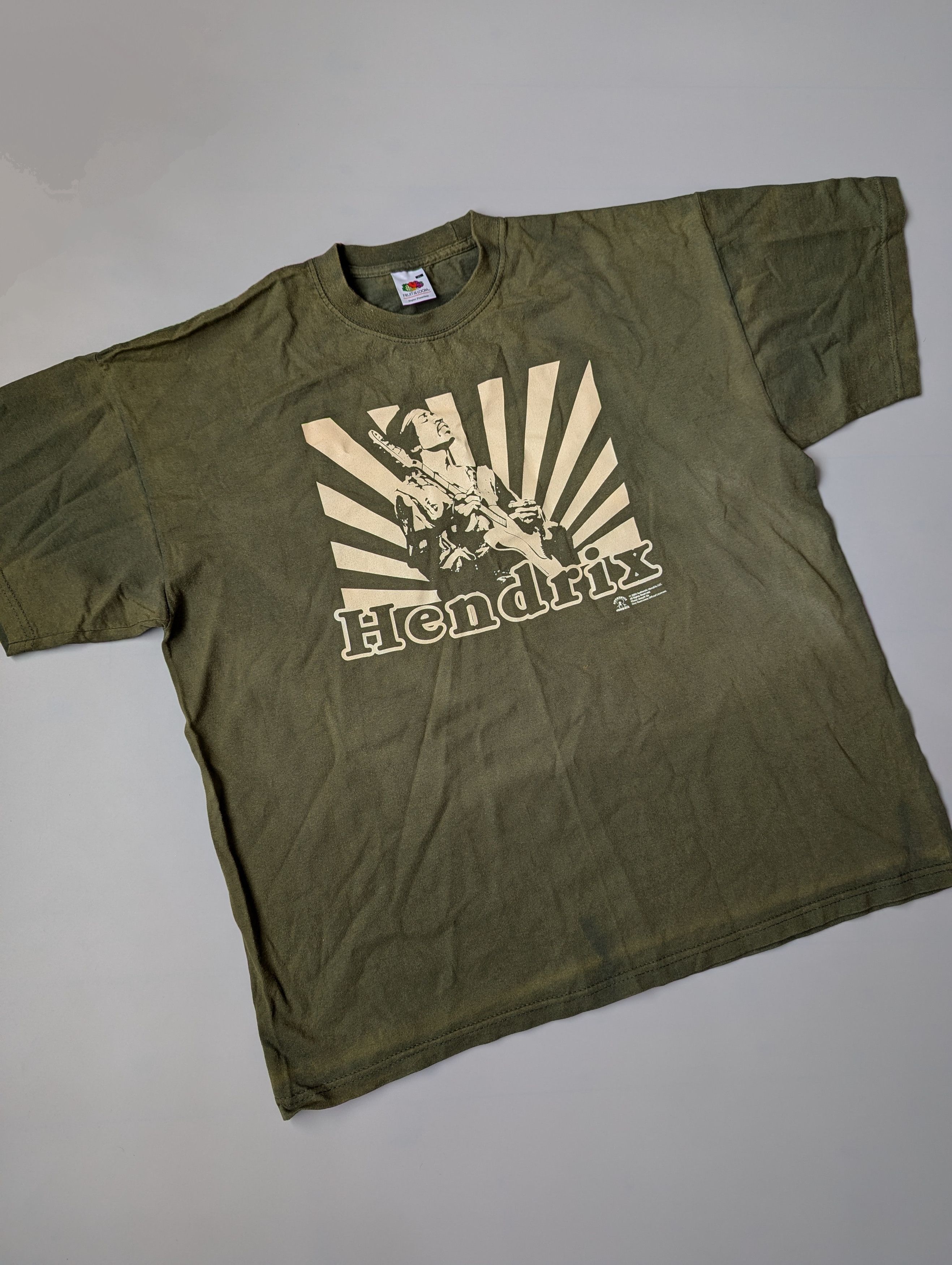 Band Tees × Vintage Vintage 2004 Jimi Hendrix Graphic t shirt Size US XL / EU 56 / 4 - 1 Thumbnail